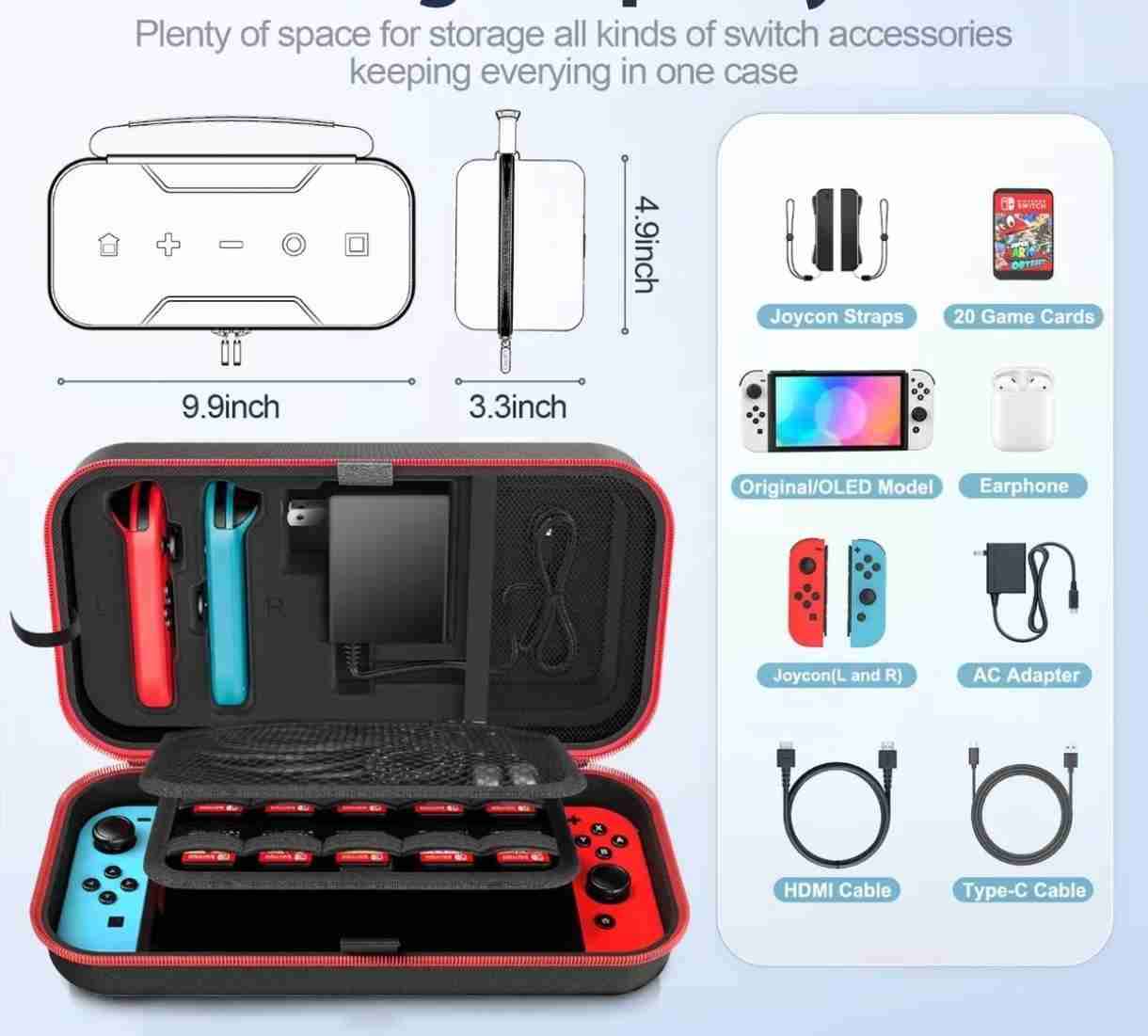 Estuche para consola N. Switch oled - miniatura 3