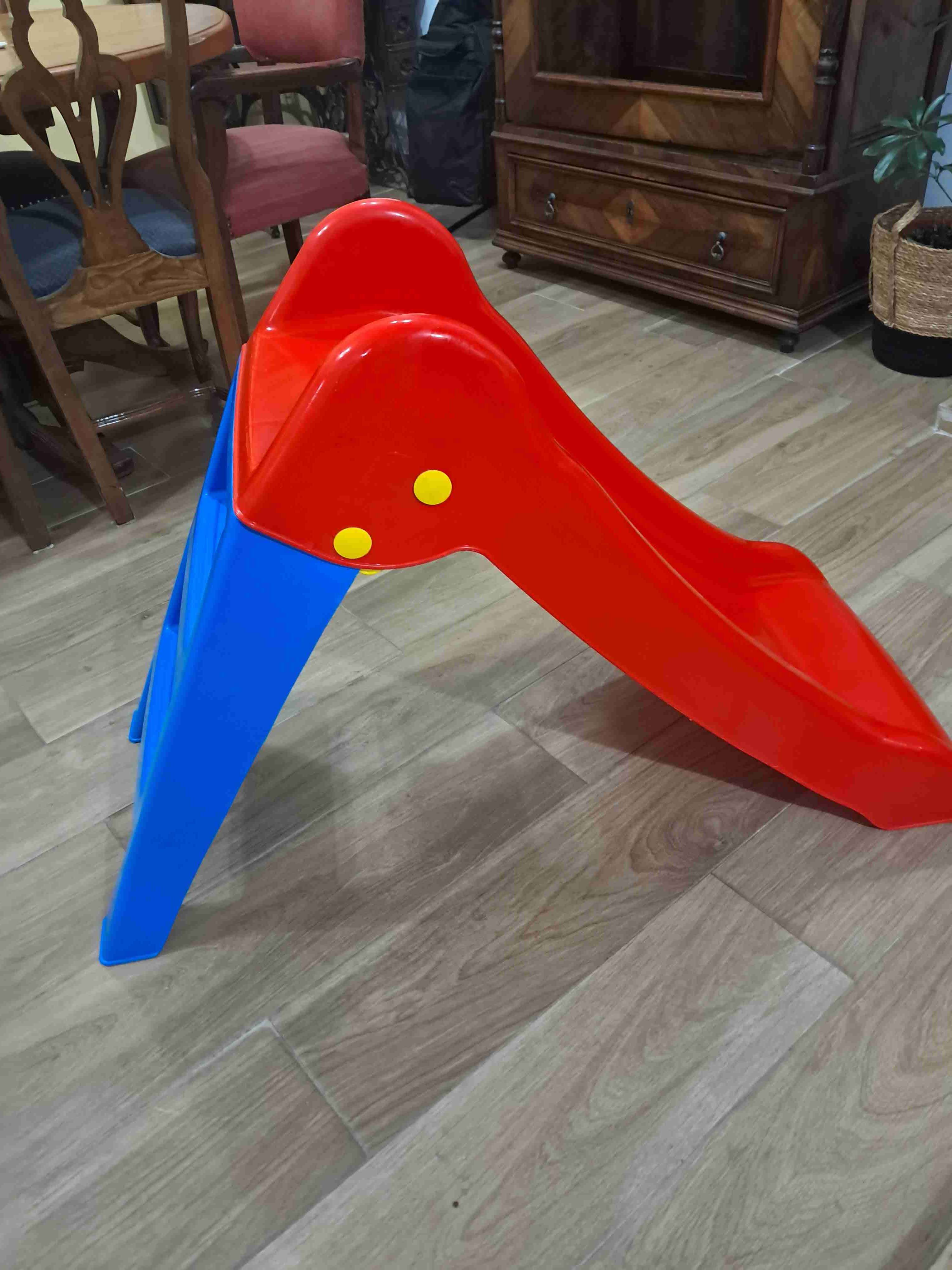 Tobogán infantil plástico rojo - miniatura 2