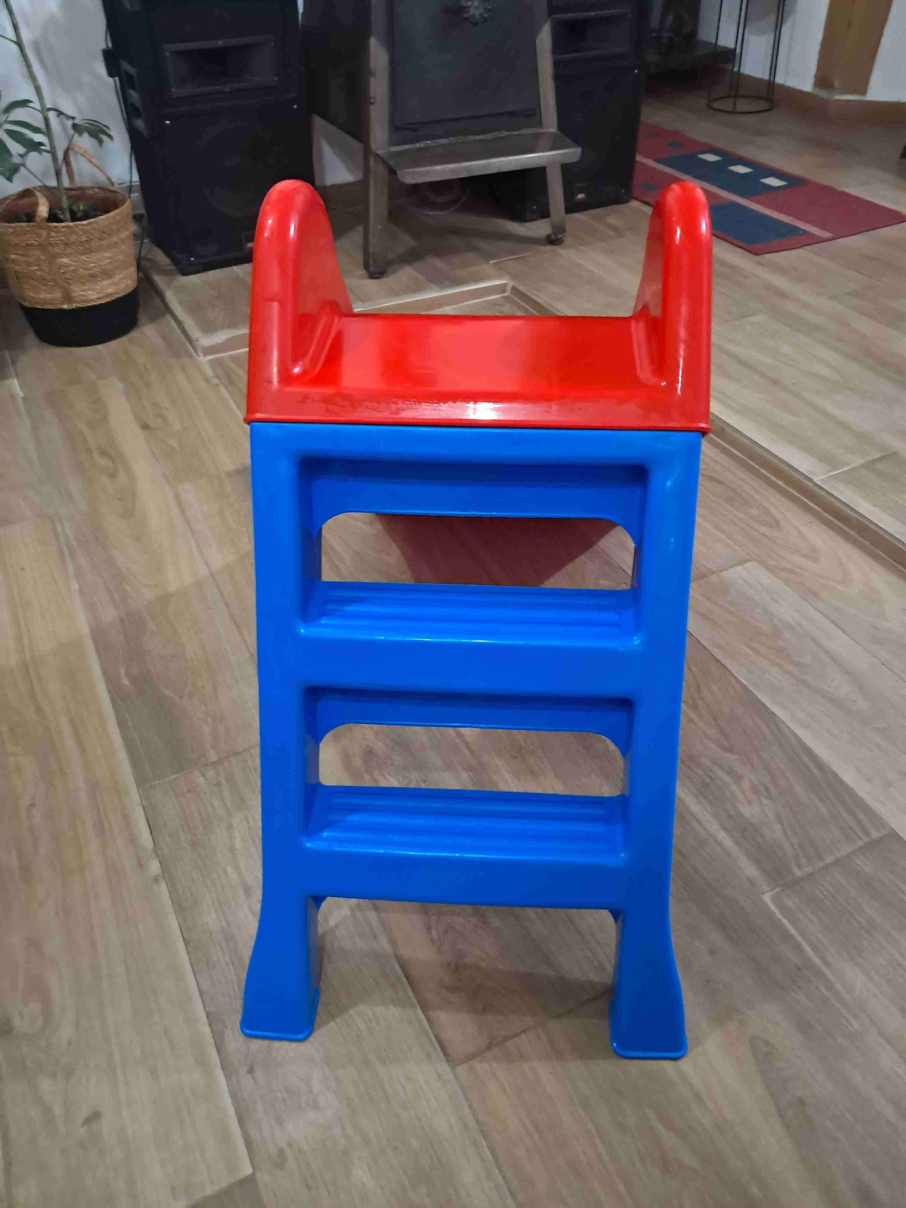Tobogán infantil plástico rojo - miniatura 4