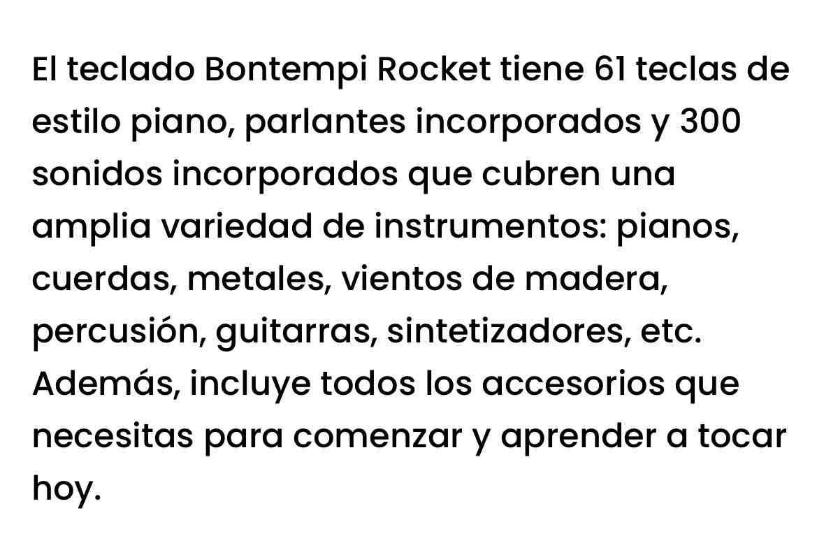 Teclado electrónico con soporte - miniatura 3