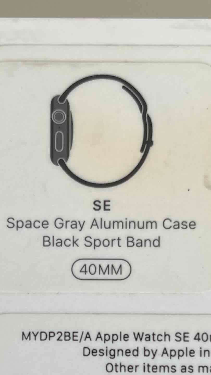 Apple Watch SE 40mm Gris Espacial