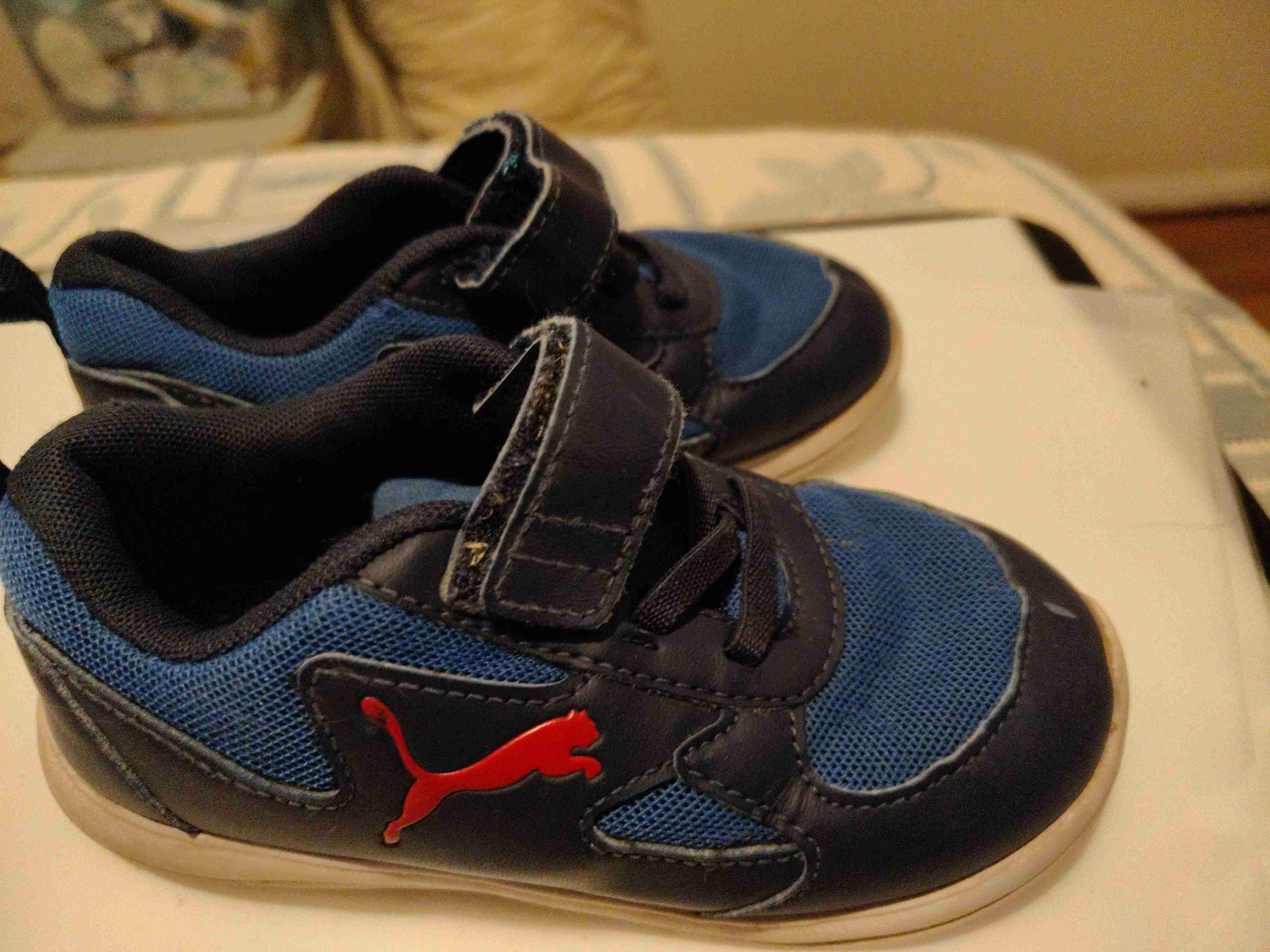 Zapatillas infantiles azul Puma