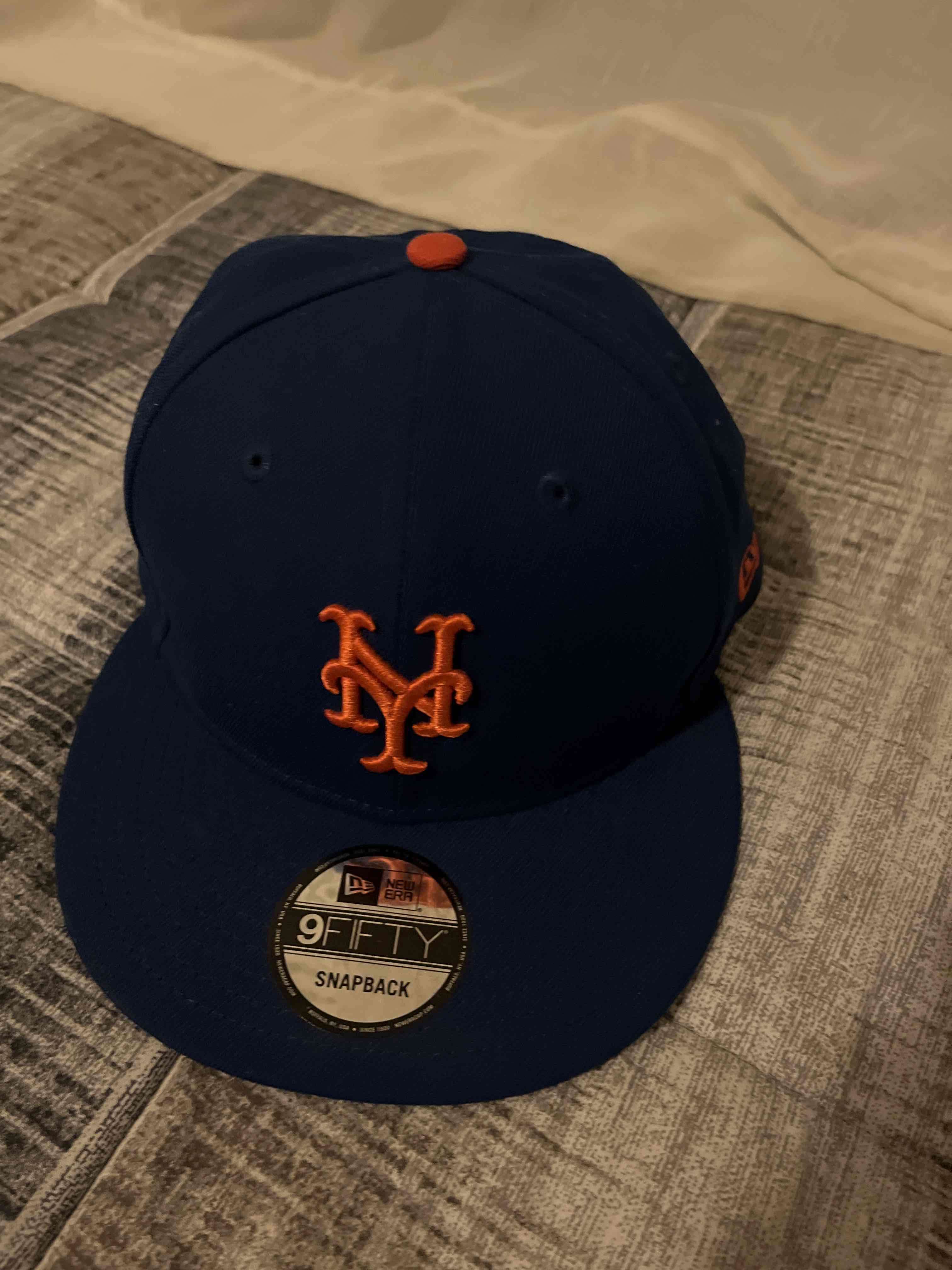 Gorra azul New Era con logo 9FIFTY - miniatura 2
