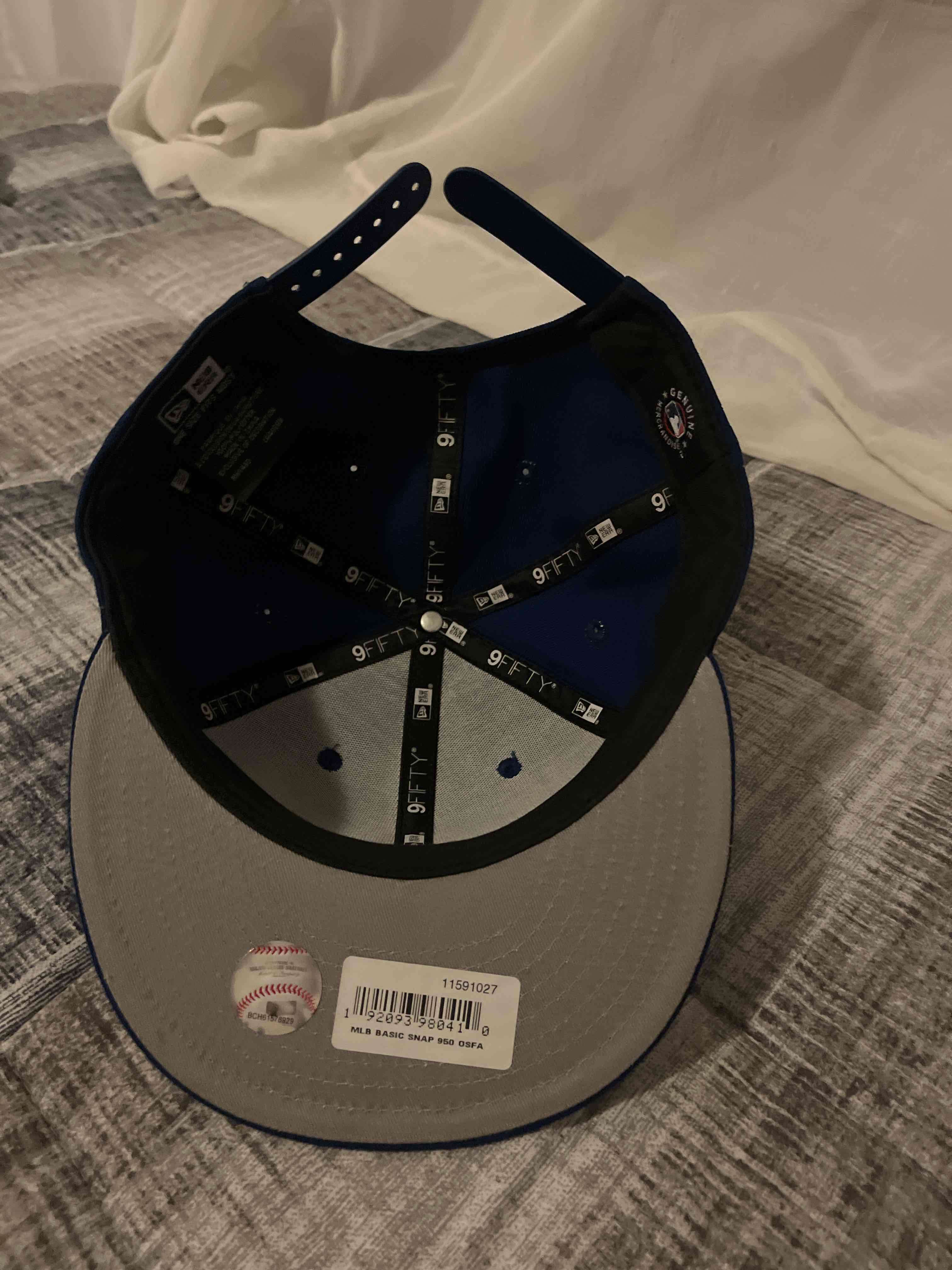 Gorra azul New Era con logo 9FIFTY - miniatura 4