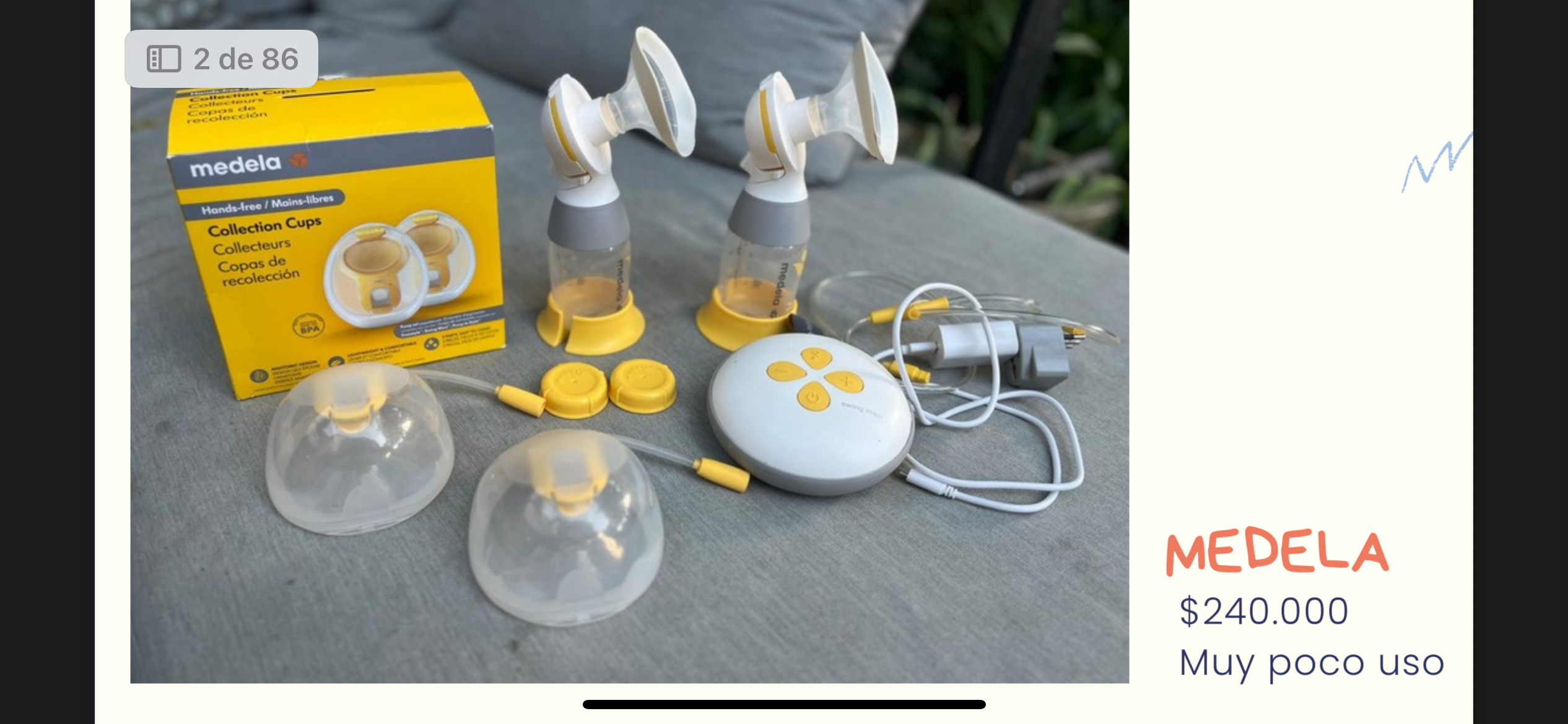 Extractor de leche Medela