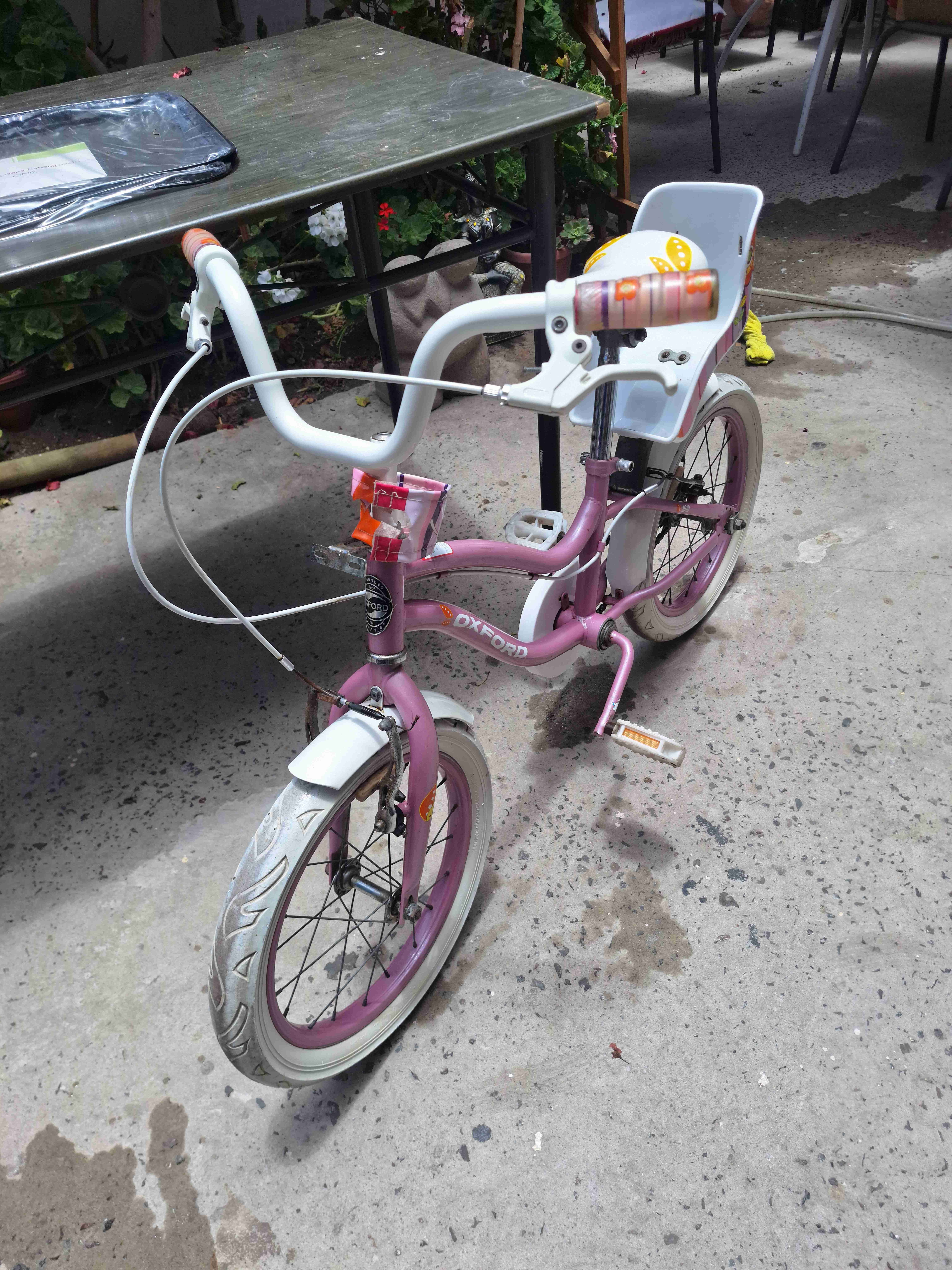 Bicicleta infantil rosada - miniatura 3