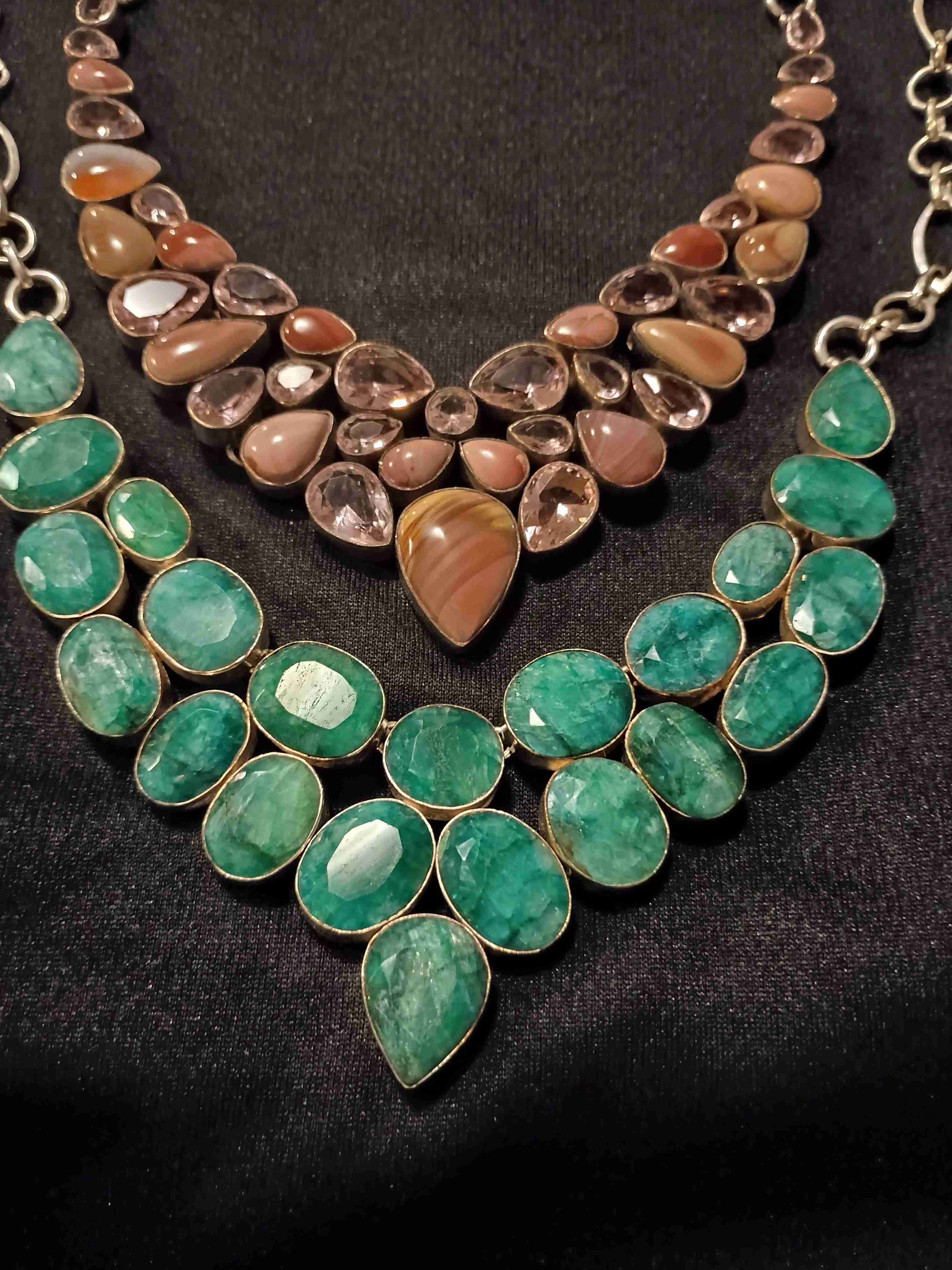 COLLARES PLATA Y PIEDRAS NATURALES Y PRECIOSAS - miniatura 3