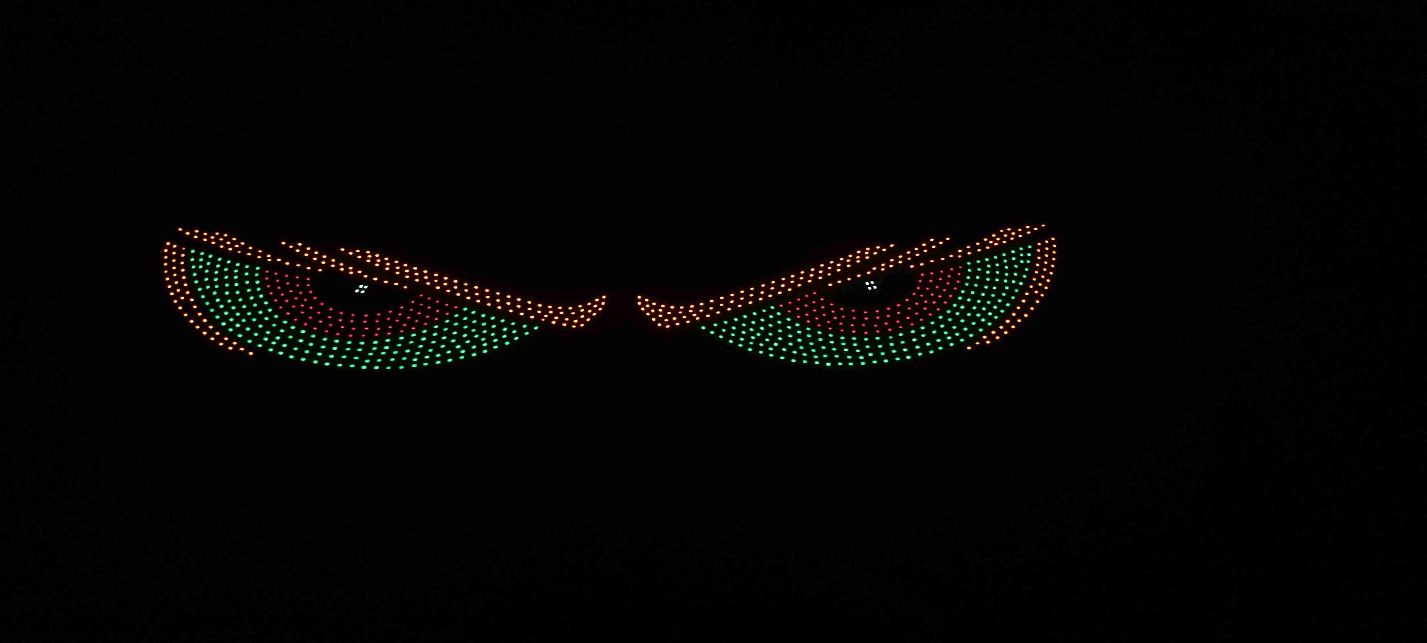 Luces LED decorativas para auto ojos - miniatura 4