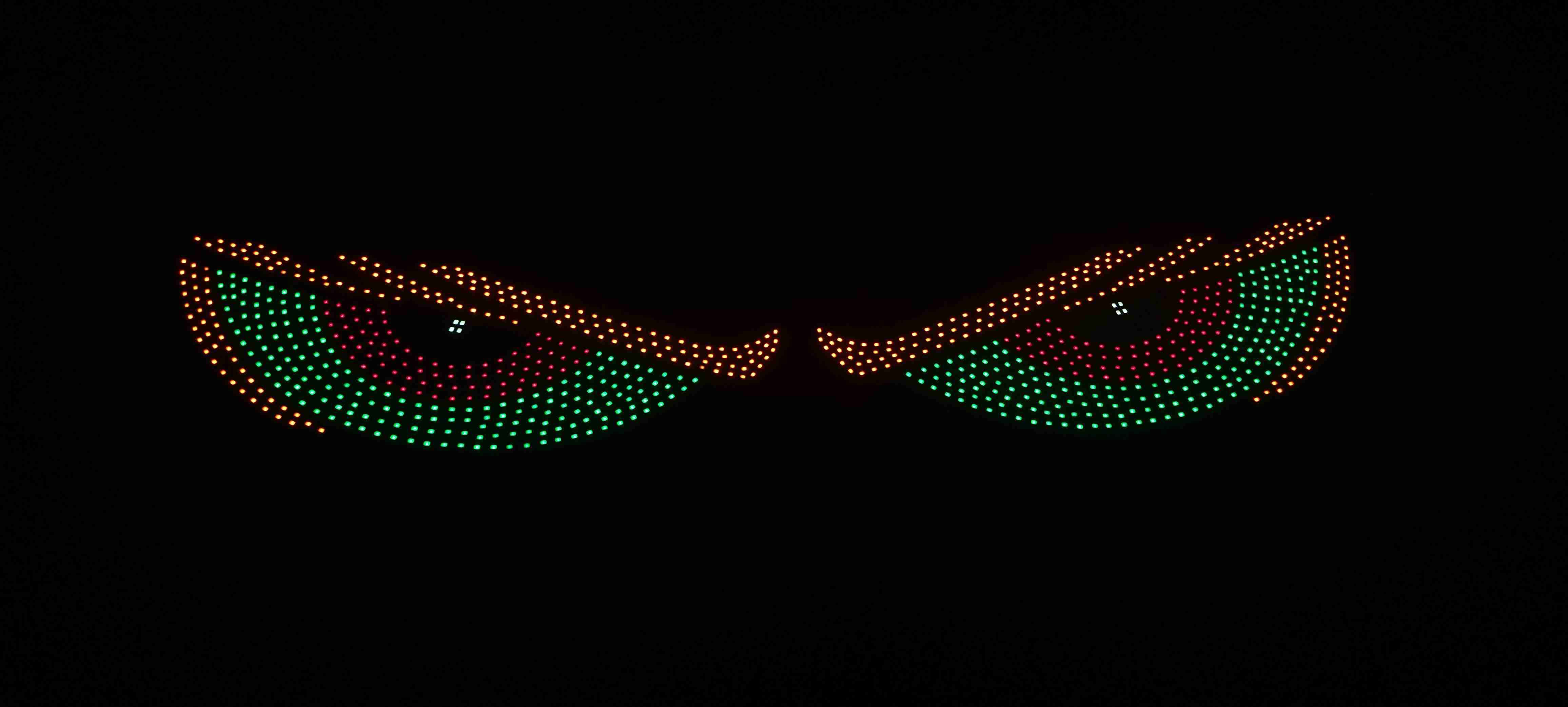 Luces LED decorativas para auto ojos - miniatura 5