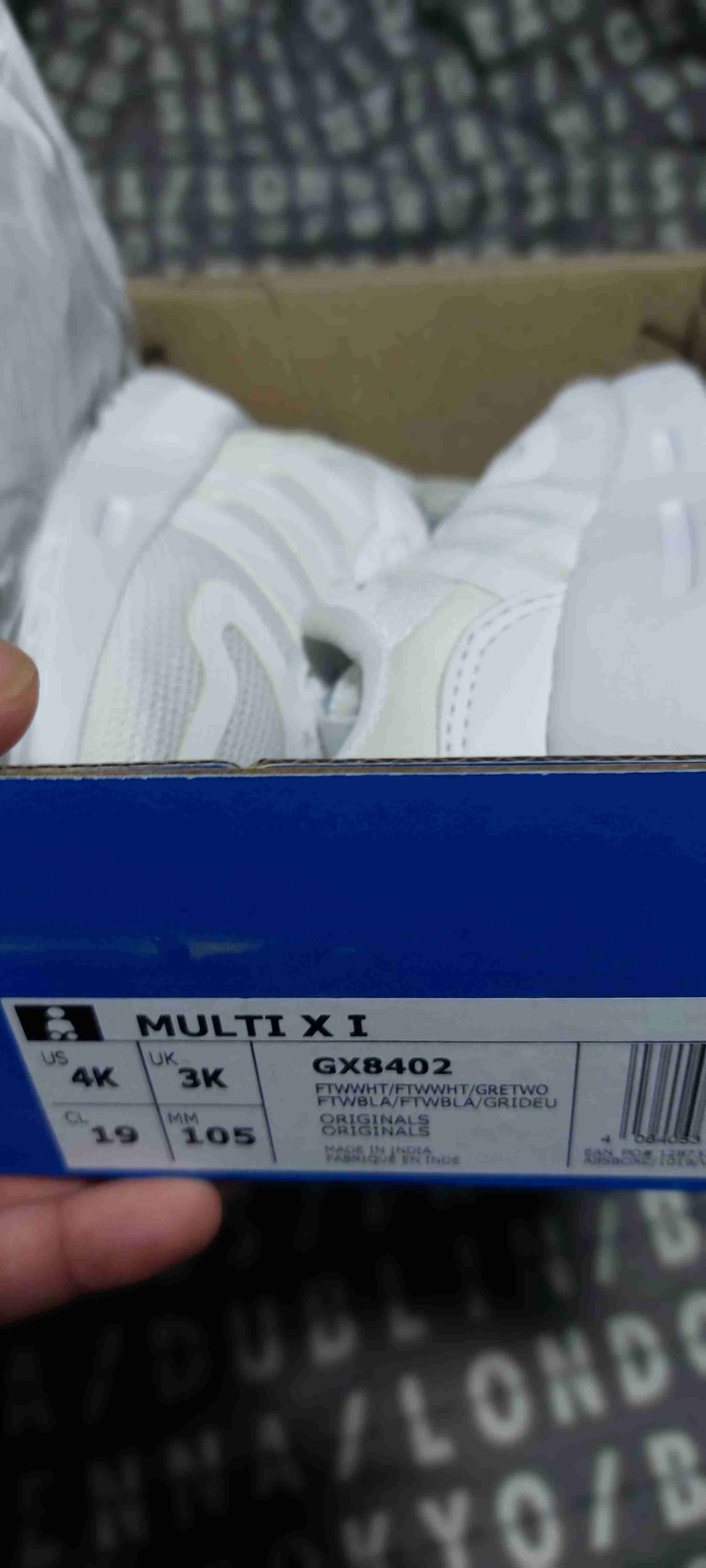 Zapatillas blancas Adidas infantiles - miniatura 3