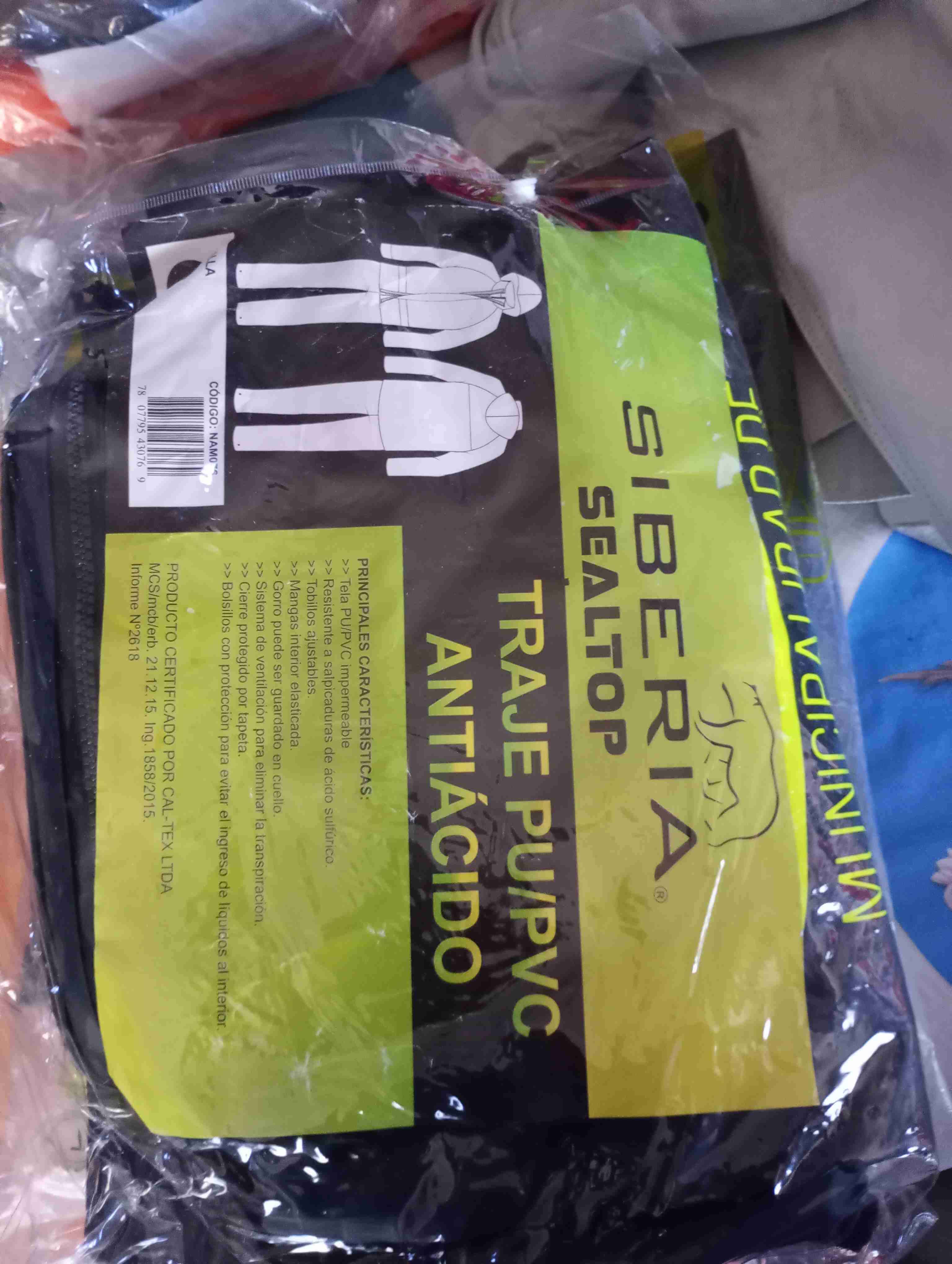 Traje antiácido PU/PVC - miniatura 3