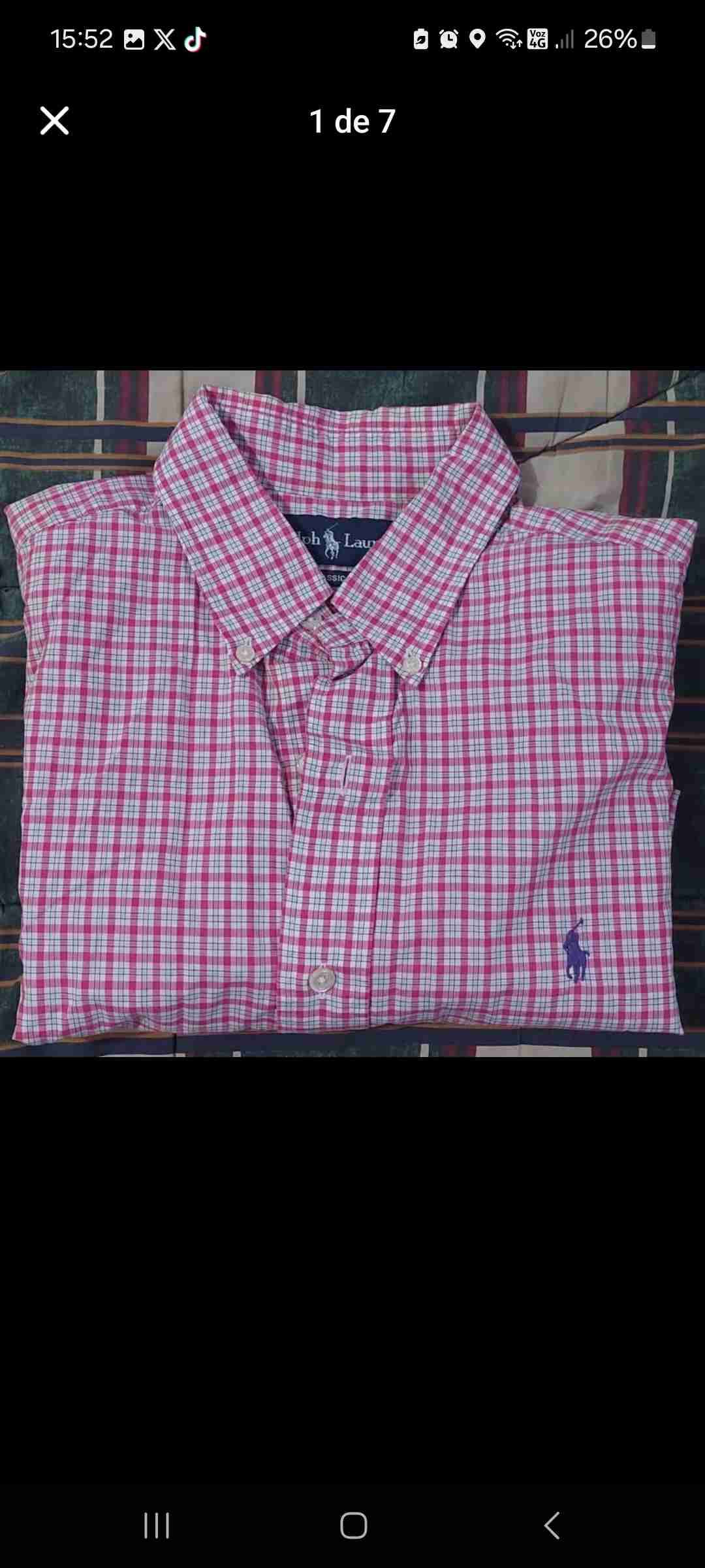 Camisa a cuadros Ralph Lauren M fit - miniatura 4