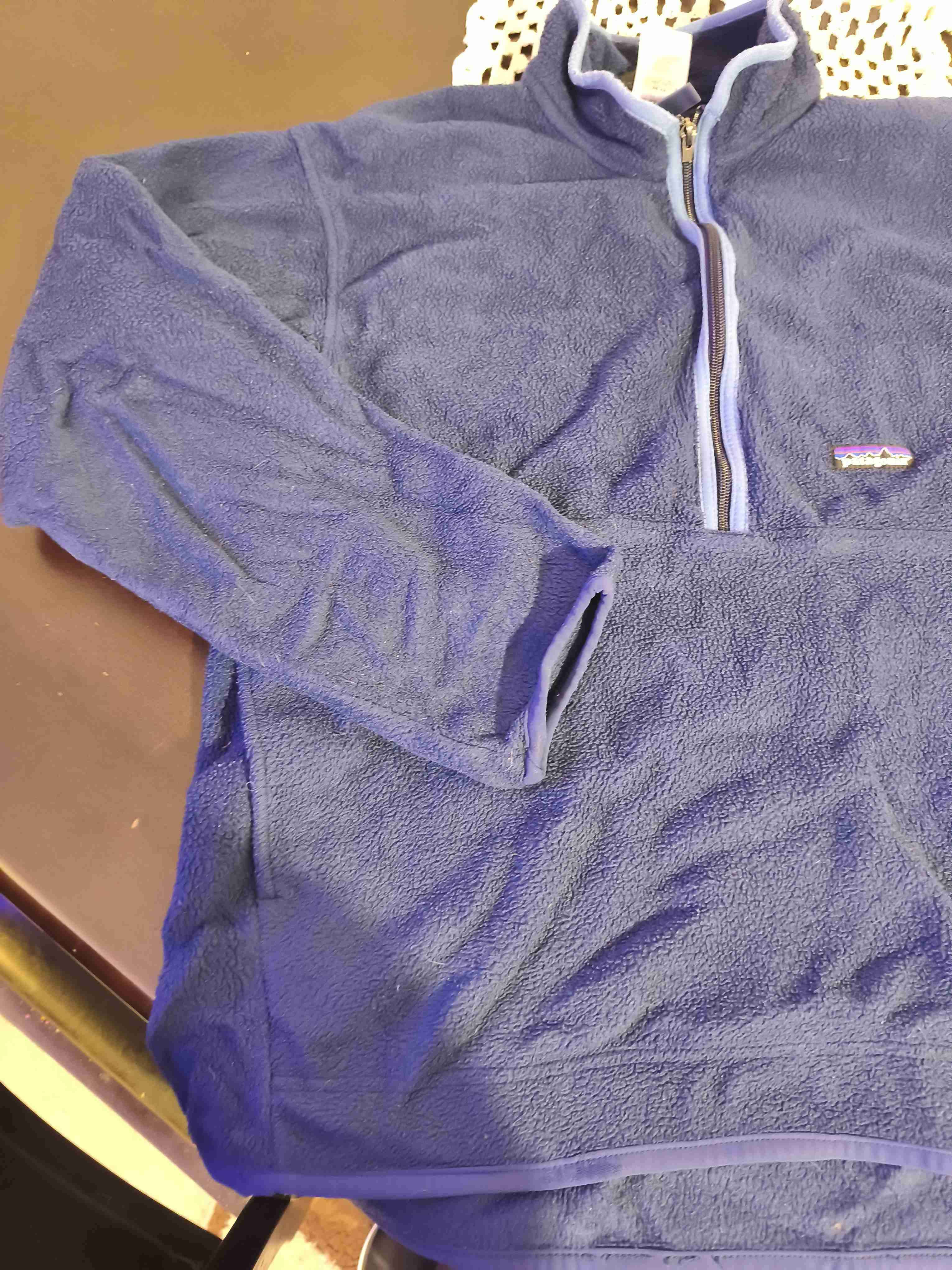 Polerón polar azul con cierre Patagonia - miniatura 4