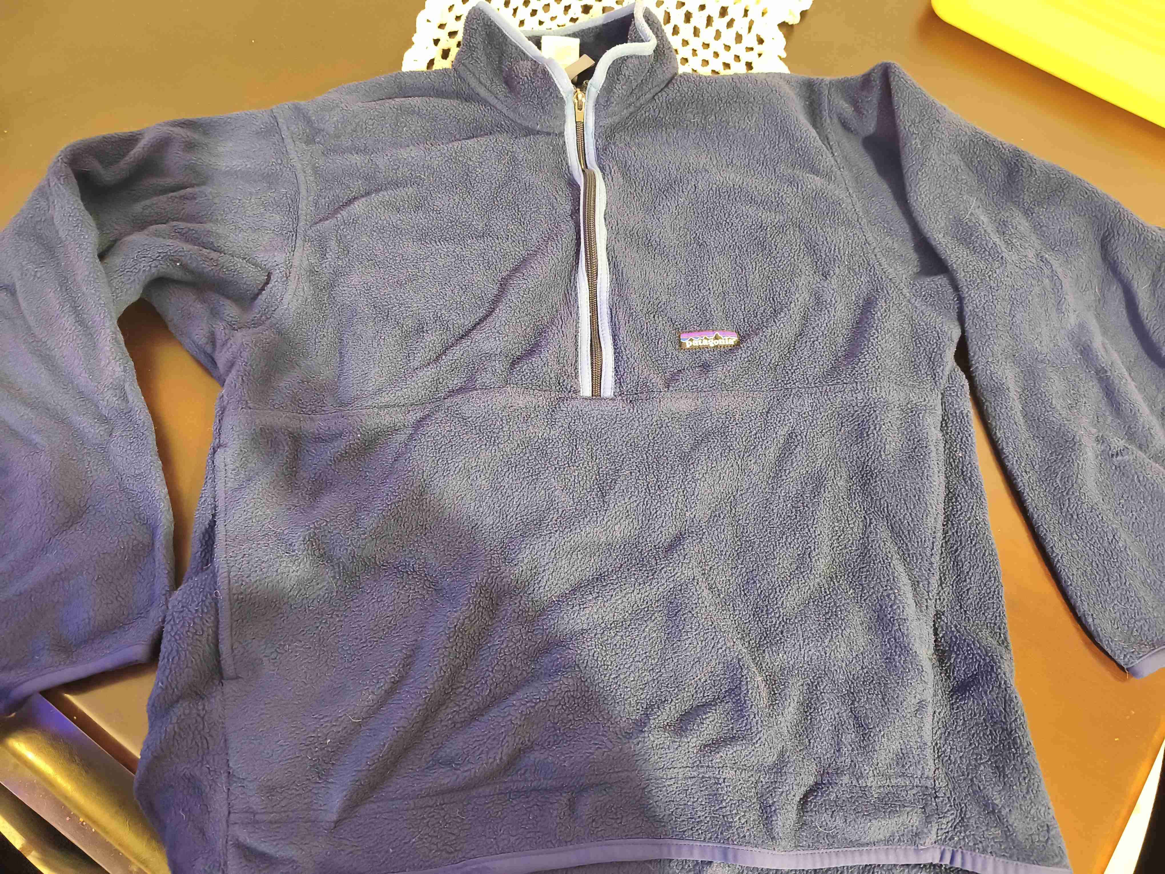 Polerón polar azul con cierre Patagonia - miniatura 6