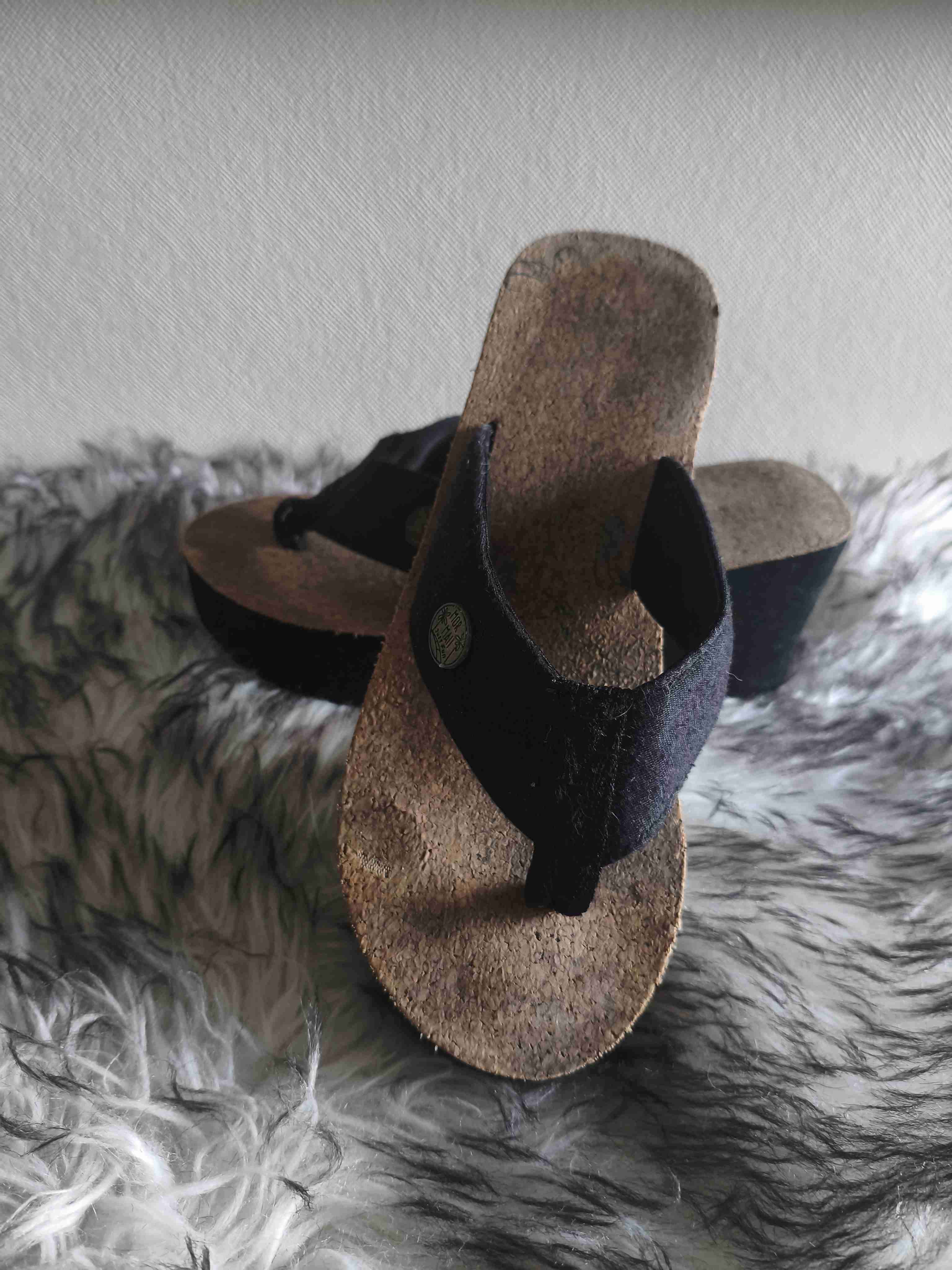 Sandalias con plataforma negras 35 - miniatura 2