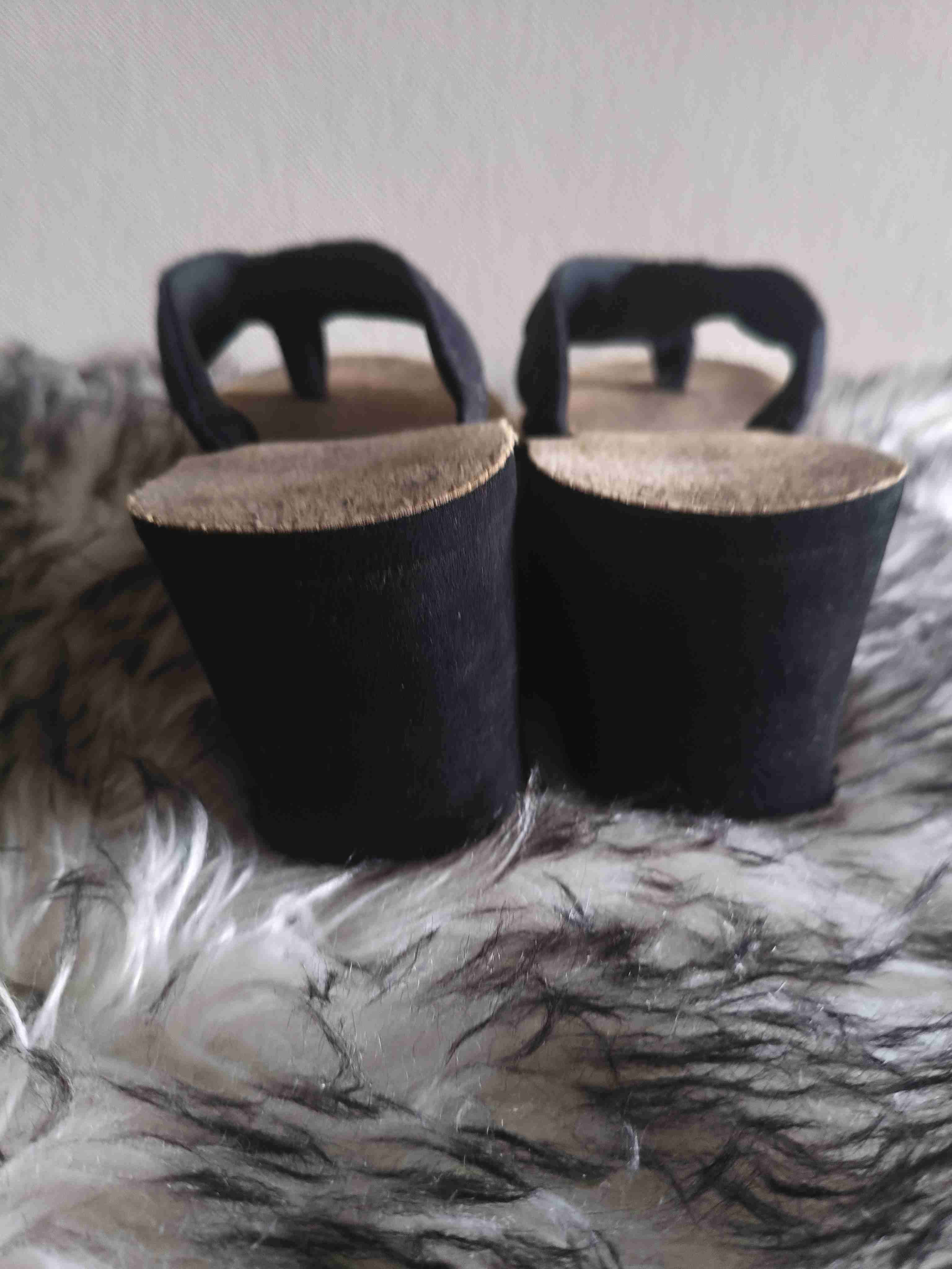 Sandalias con plataforma negras 35 - miniatura 3