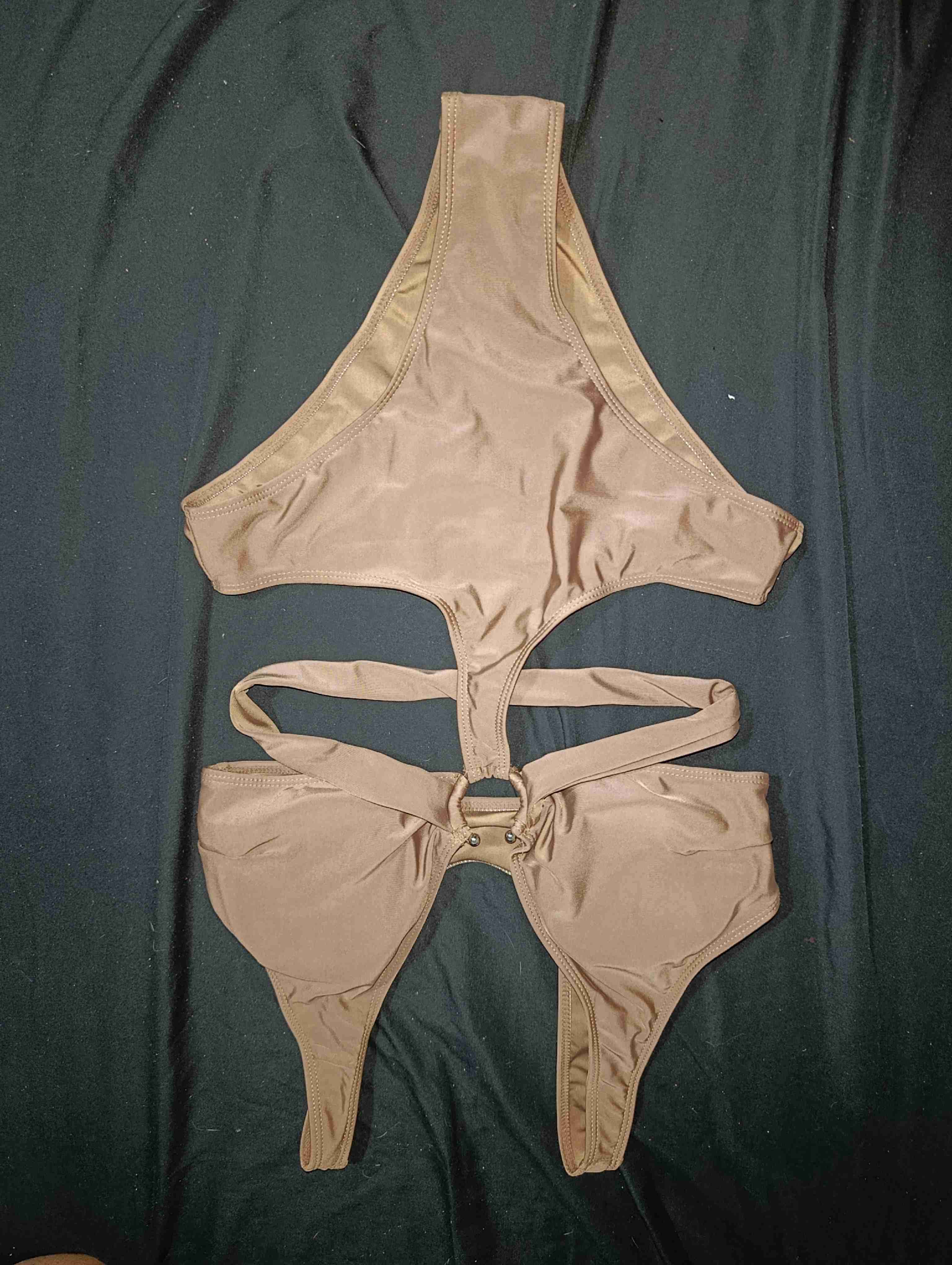 Traje de baño entero café - miniatura 2