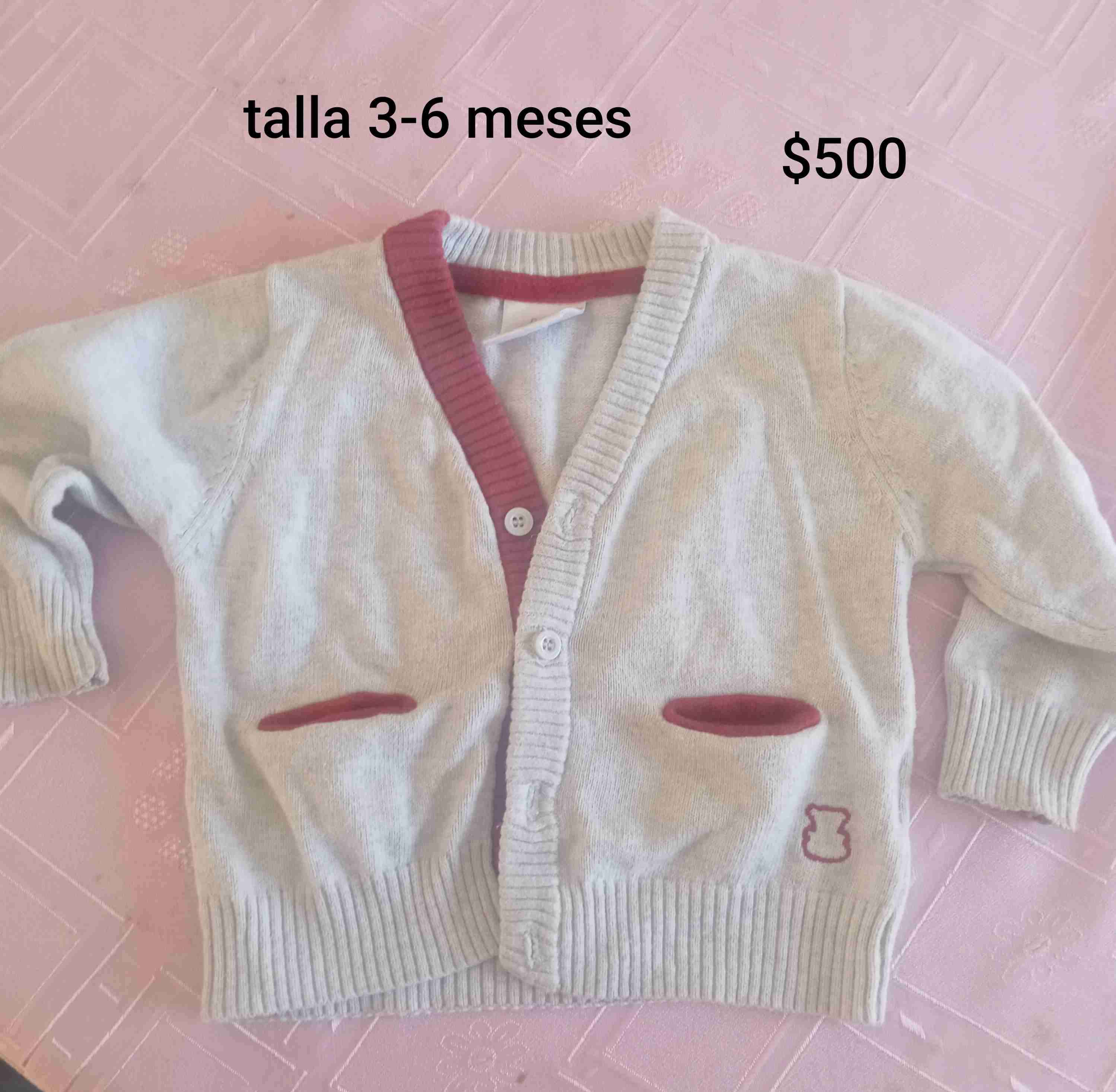Chaleco de bebé talla 3-6 meses