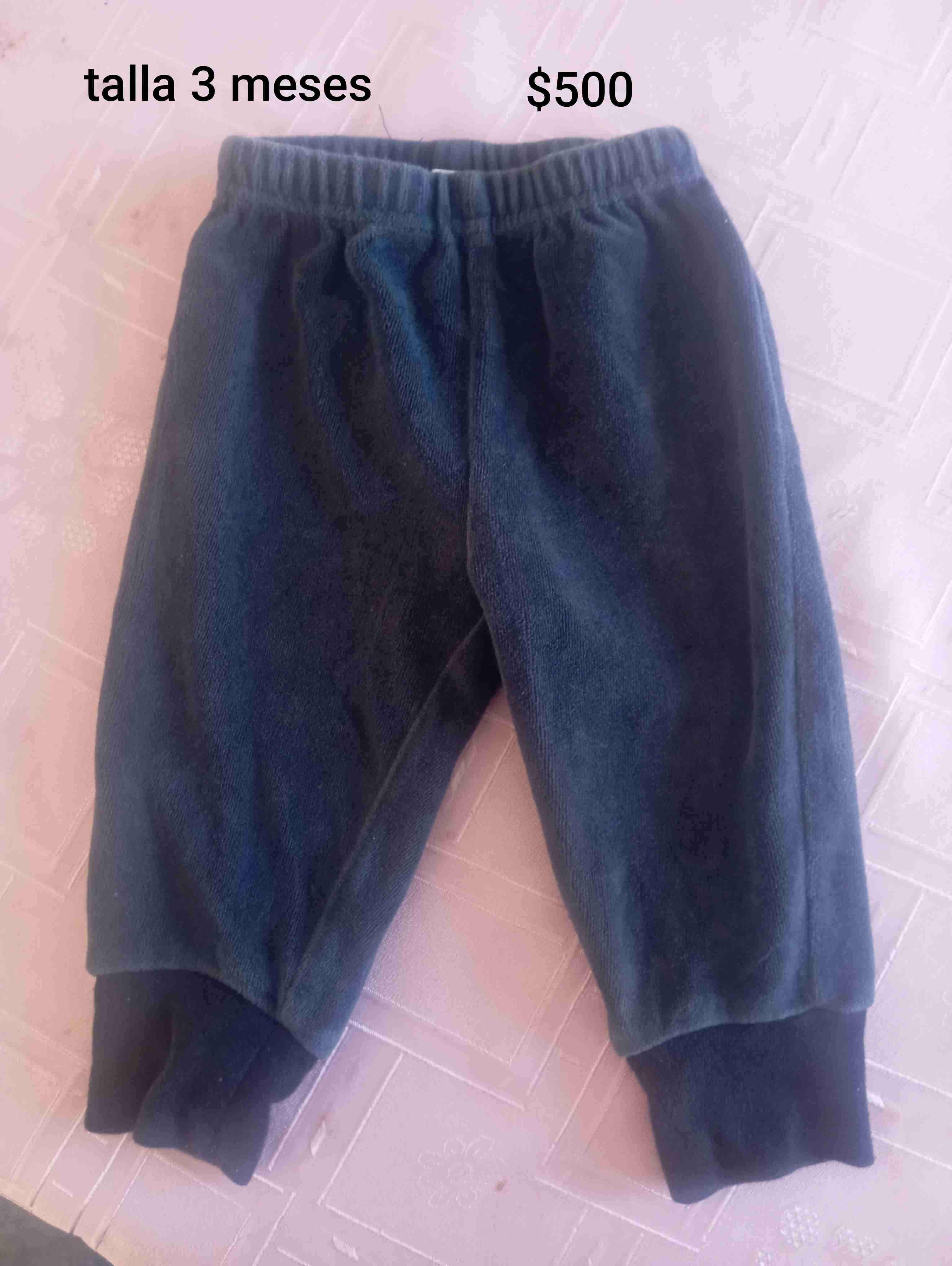 Pantalón bebé azul 3 meses