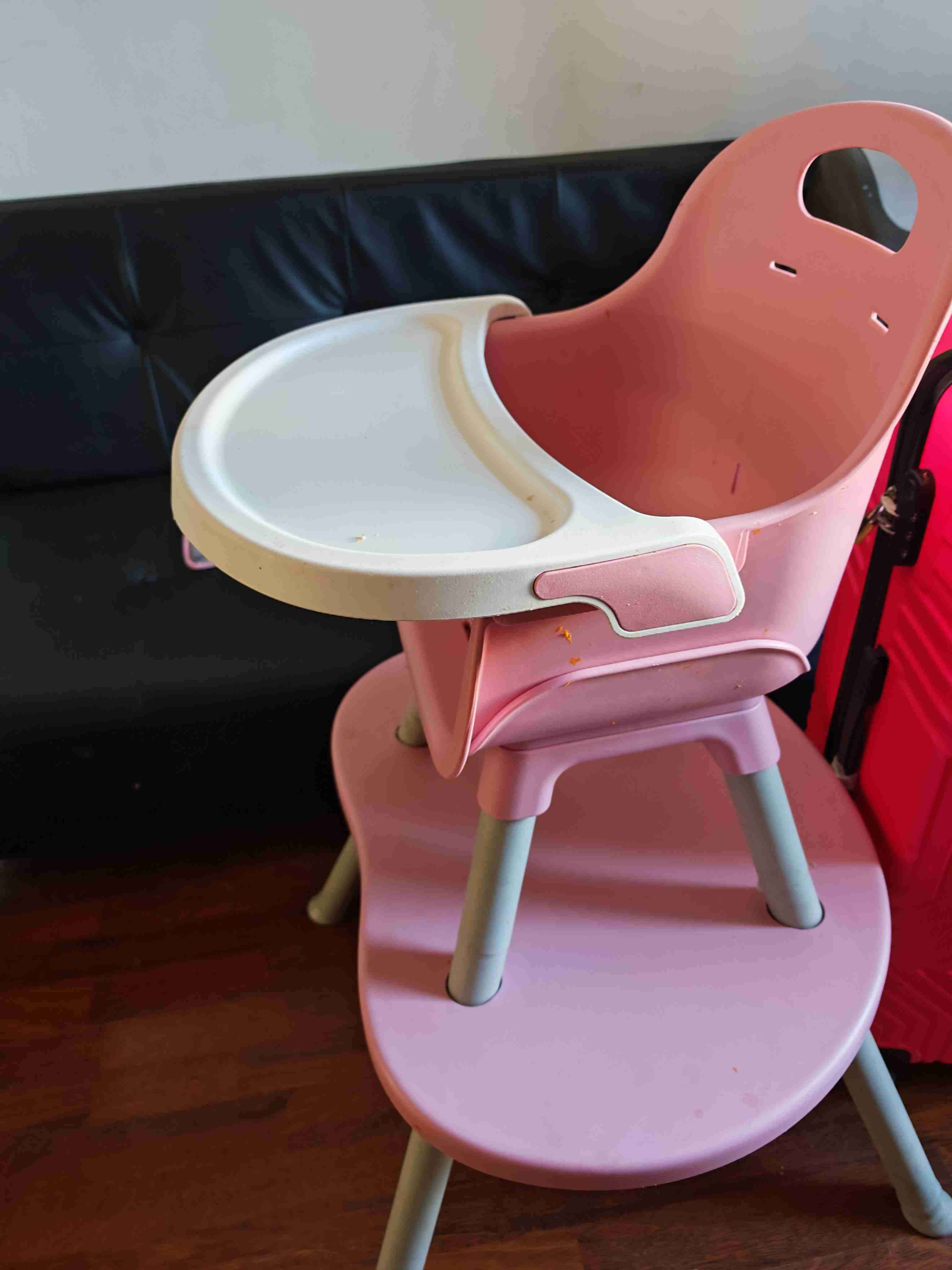 Silla de comer rosa Bebesit - miniatura 2