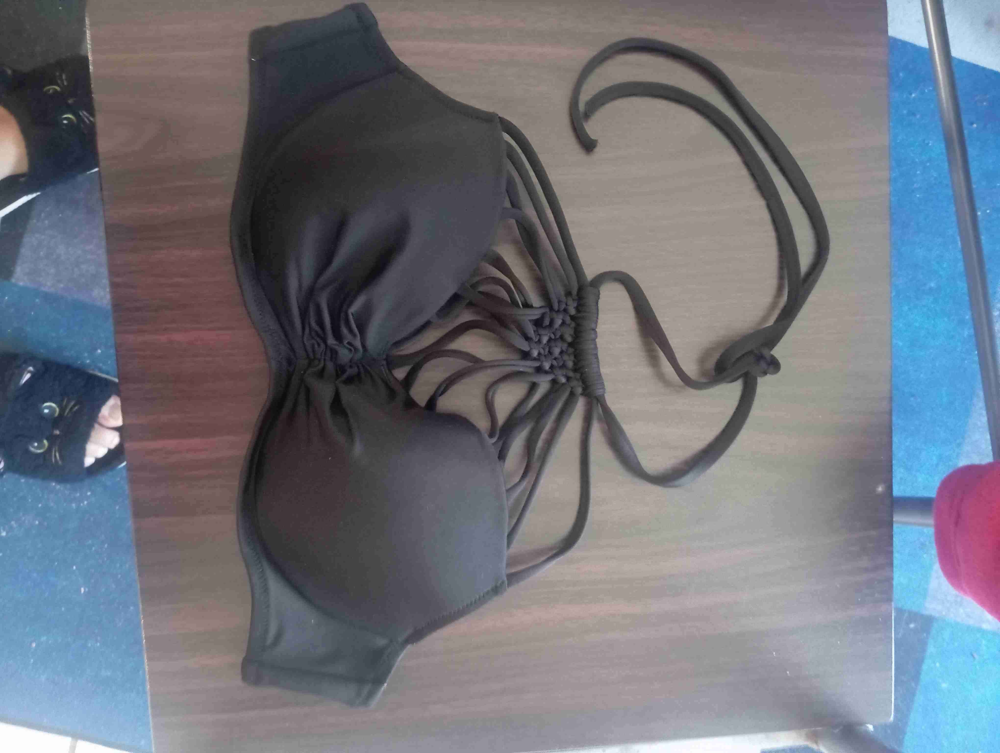 Bikini estampado floral verde y parte superior - miniatura 2