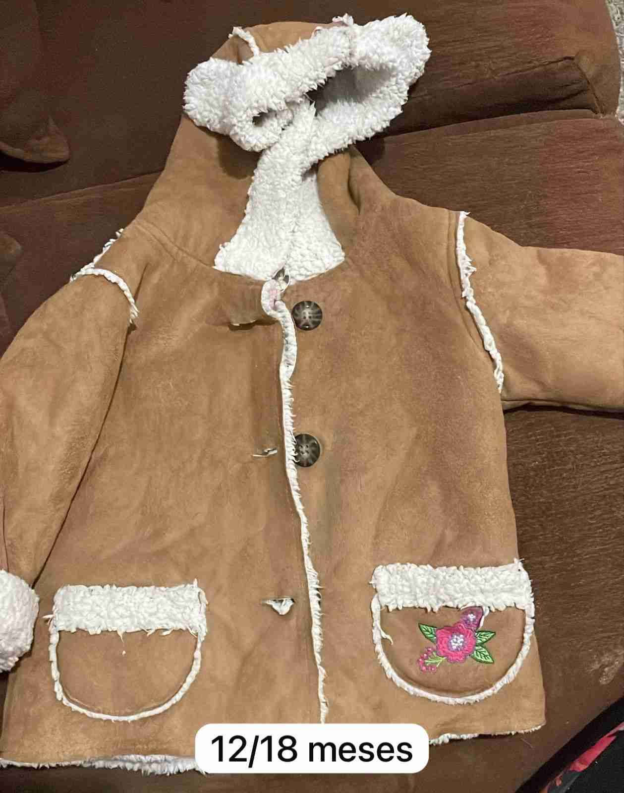 Suéter blanco para niña 12 meses - miniatura 3