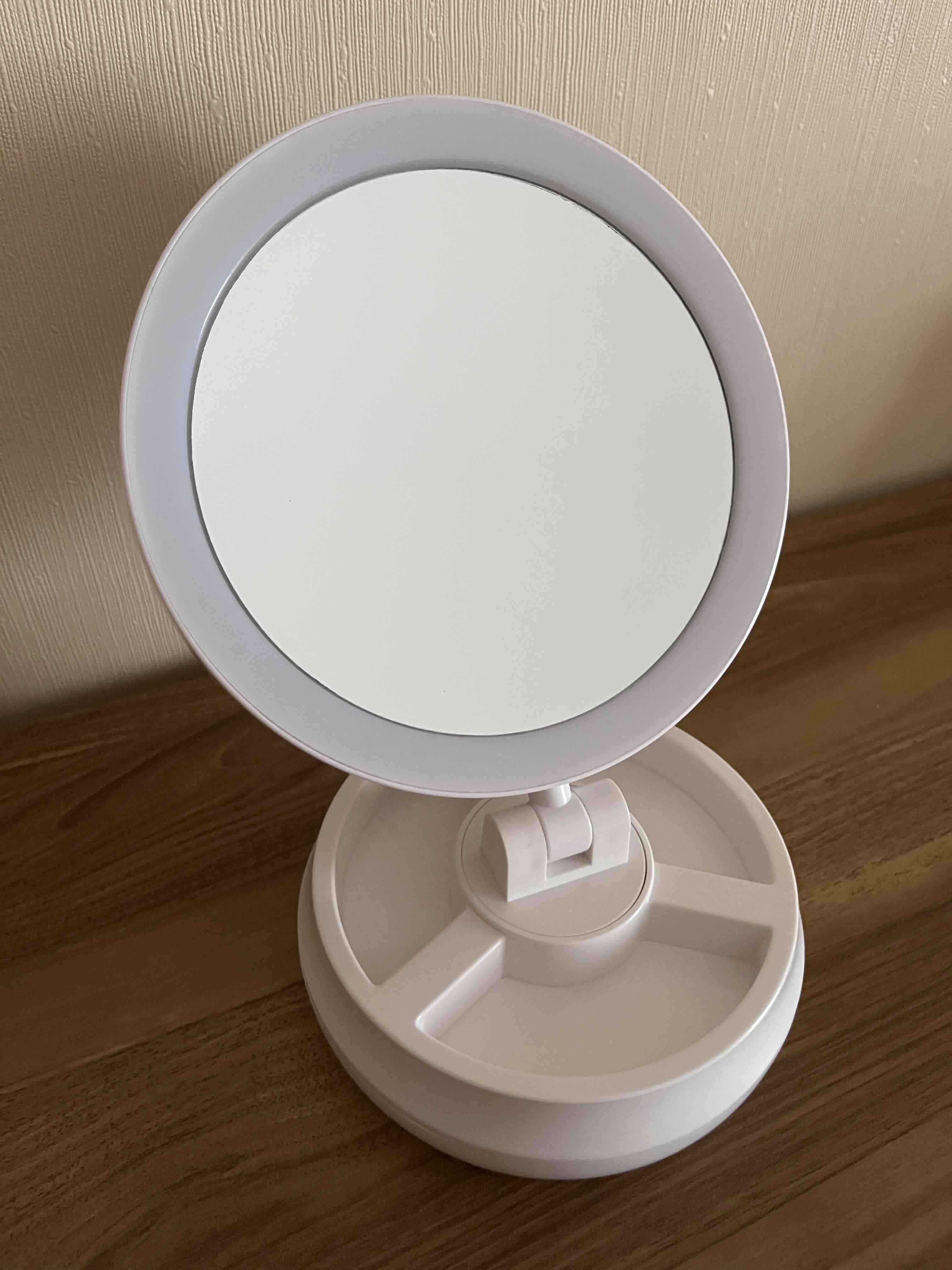 Espejo con luz LED ajustable con aumento - miniatura 4