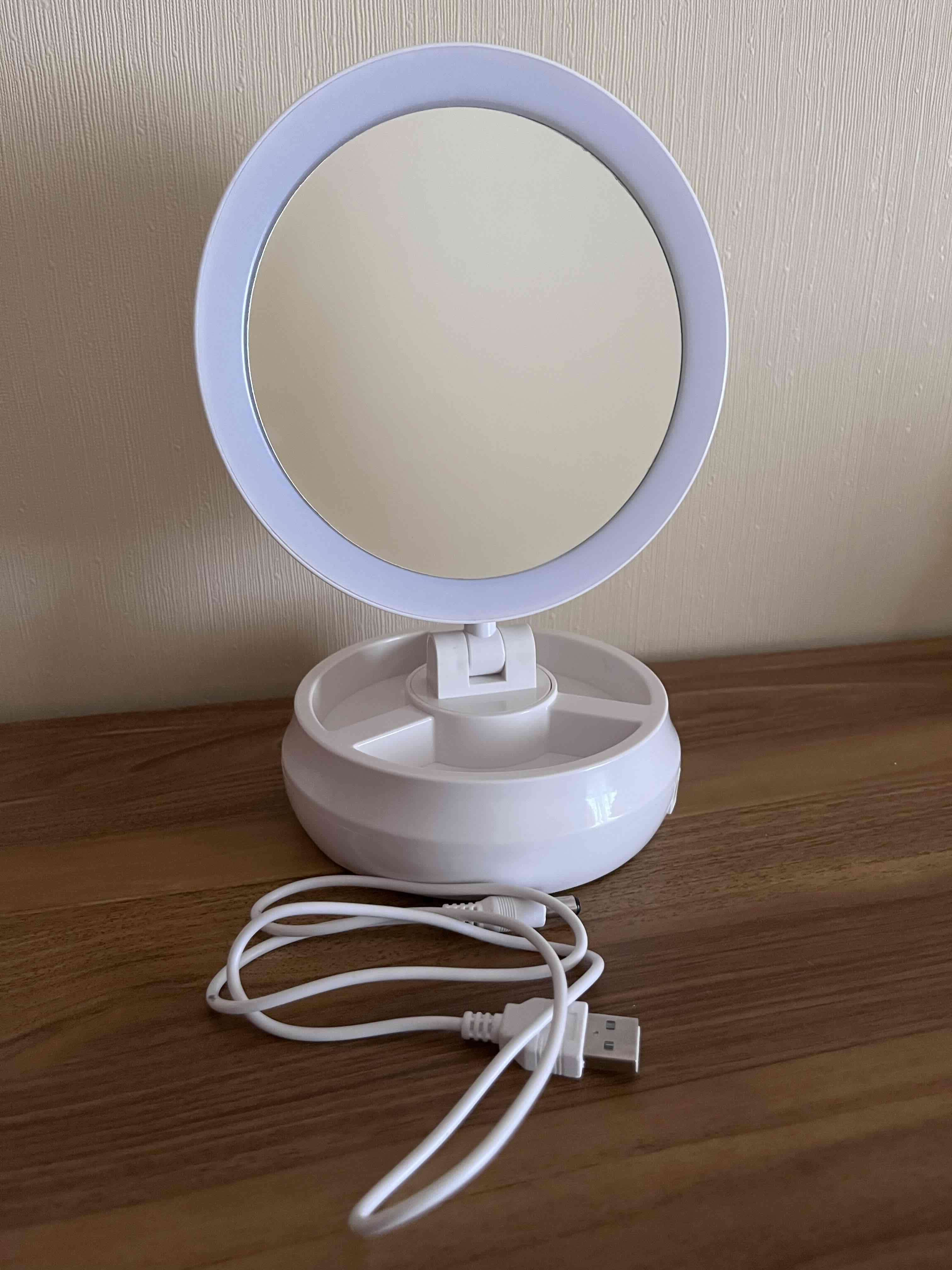 Espejo con luz LED ajustable con aumento - miniatura 6