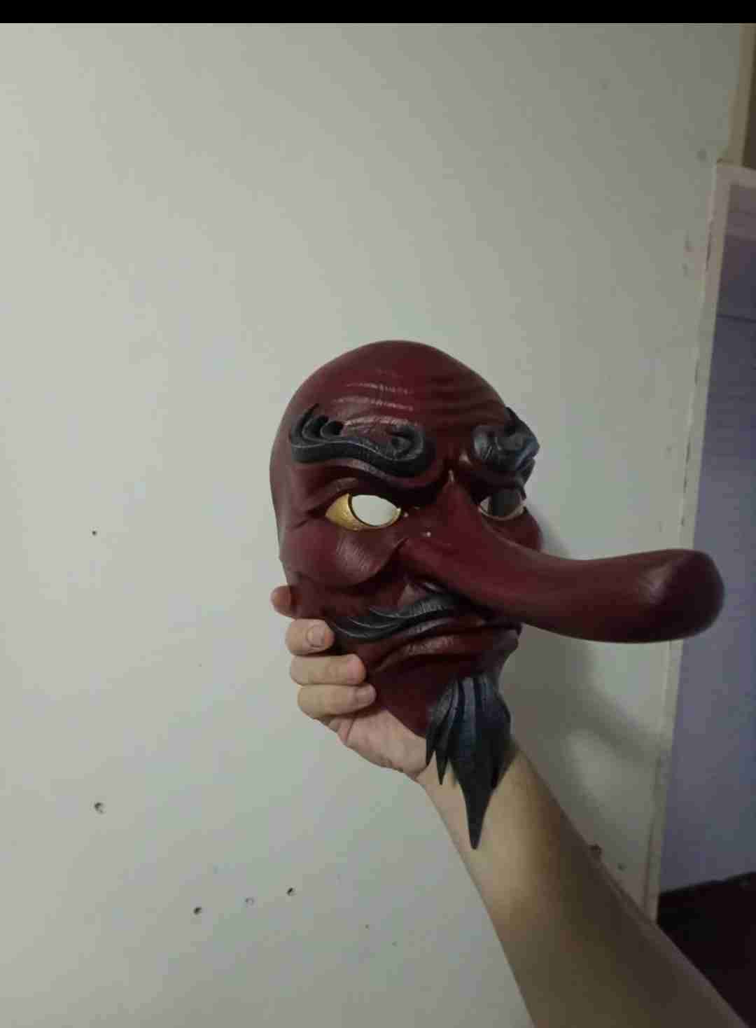 Máscara Tengu roja - miniatura 2
