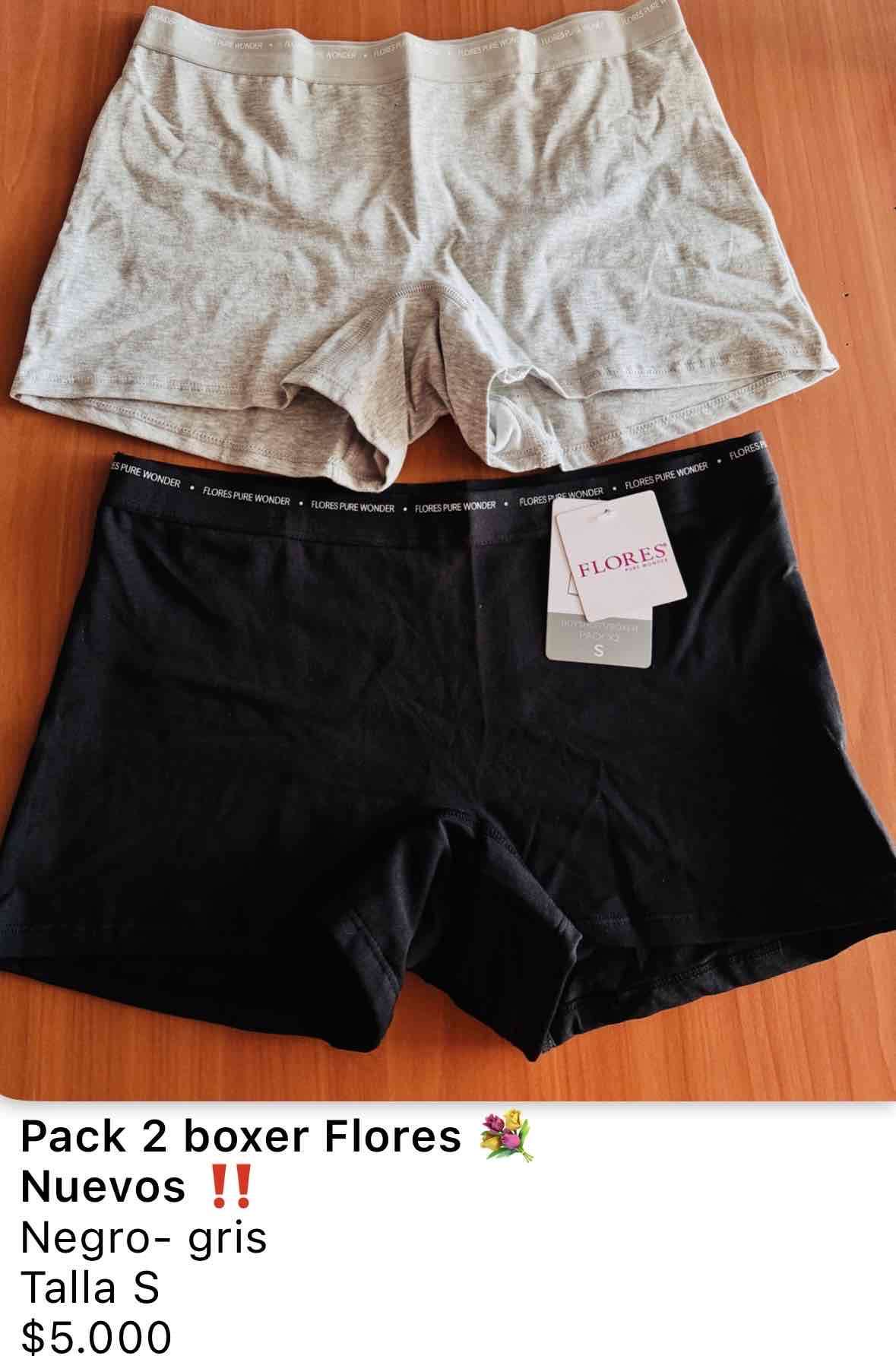 Pack 2 bóxer Flores nuevos
