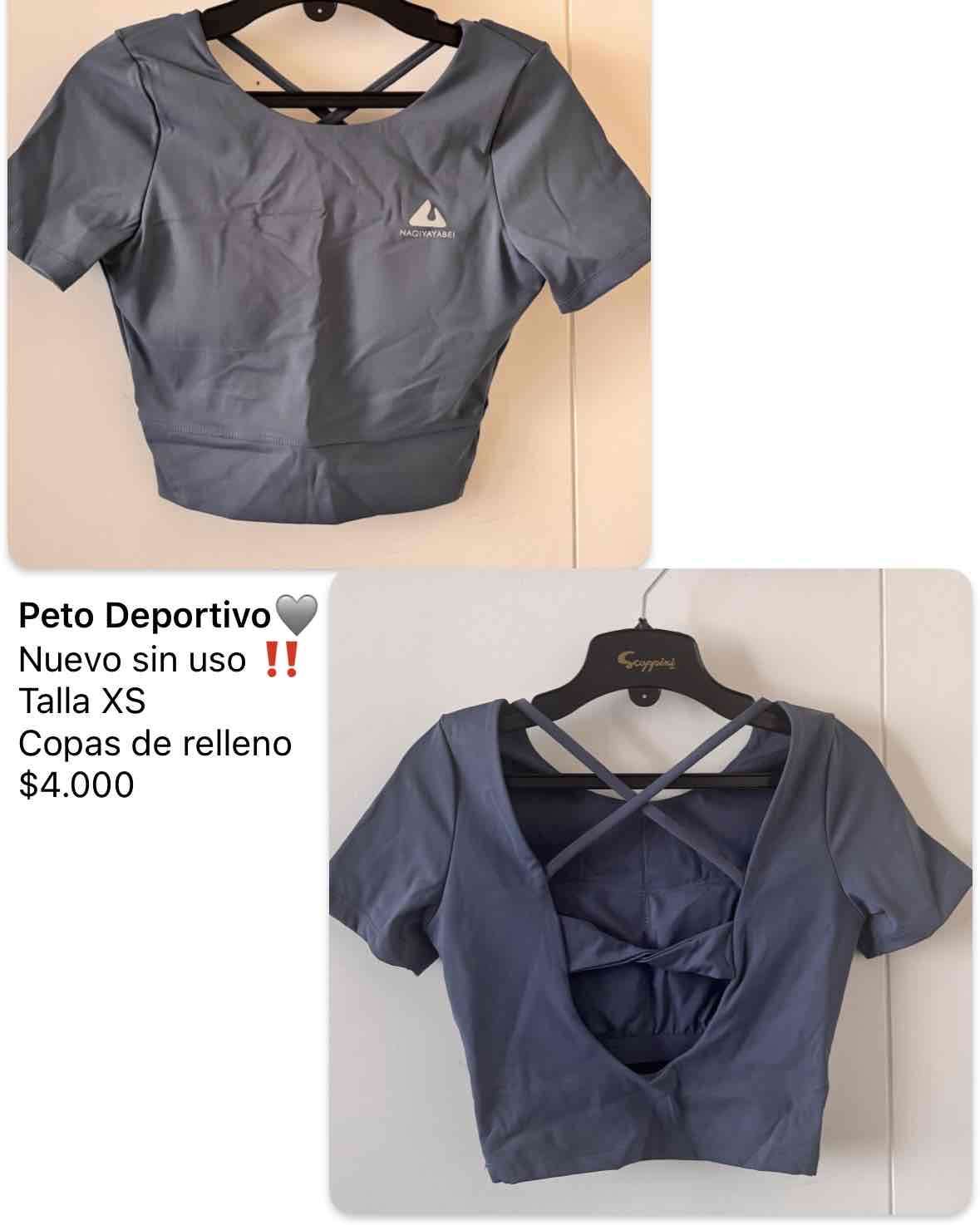 Peto deportivo azul sin uso