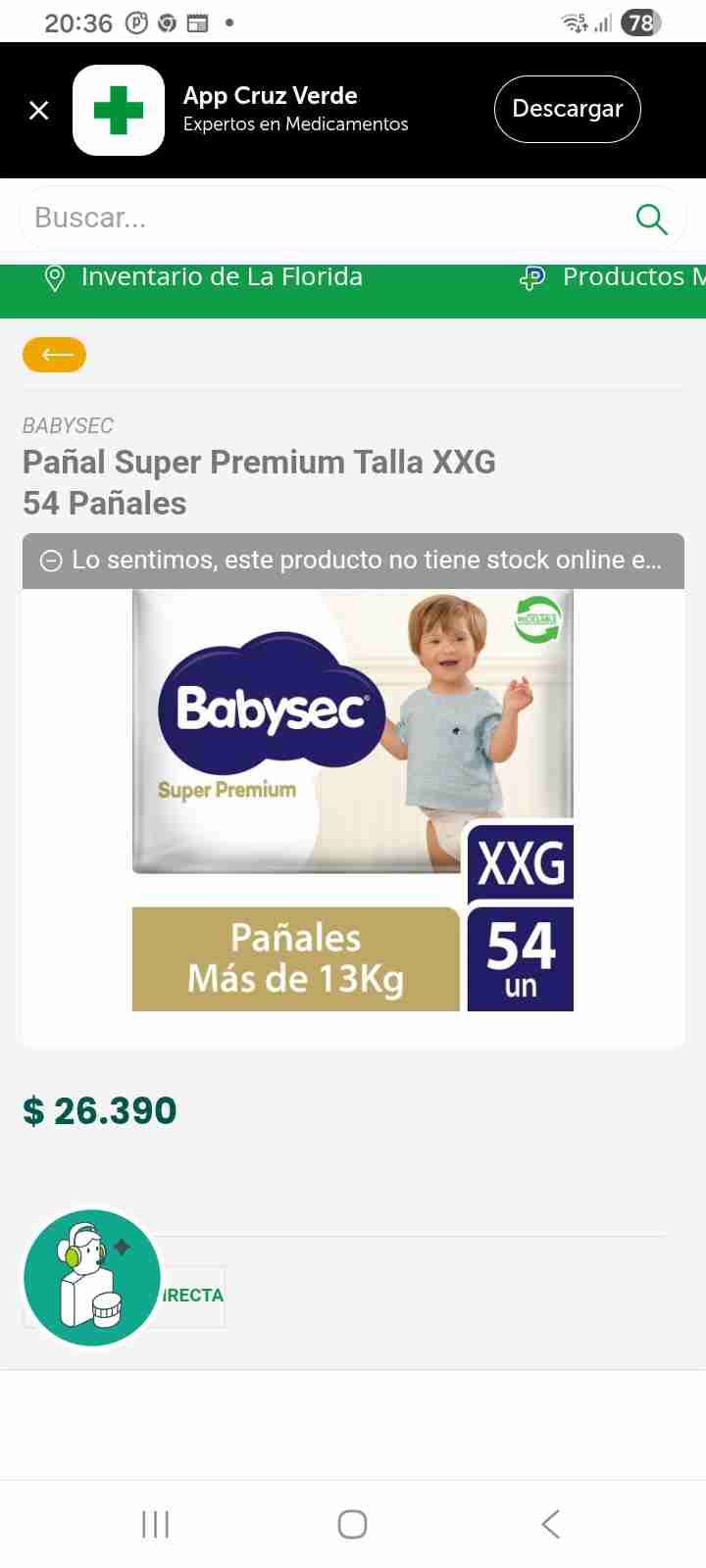 Pañales Babysec Super Premium XXG