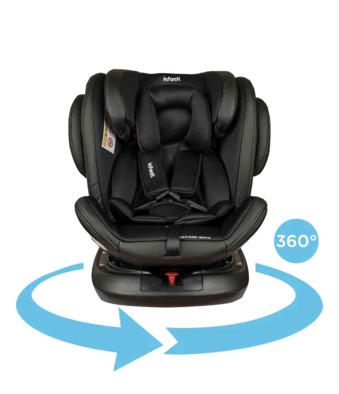 Silla de Auto Convertible Multiage Negra Infanti - miniatura 6