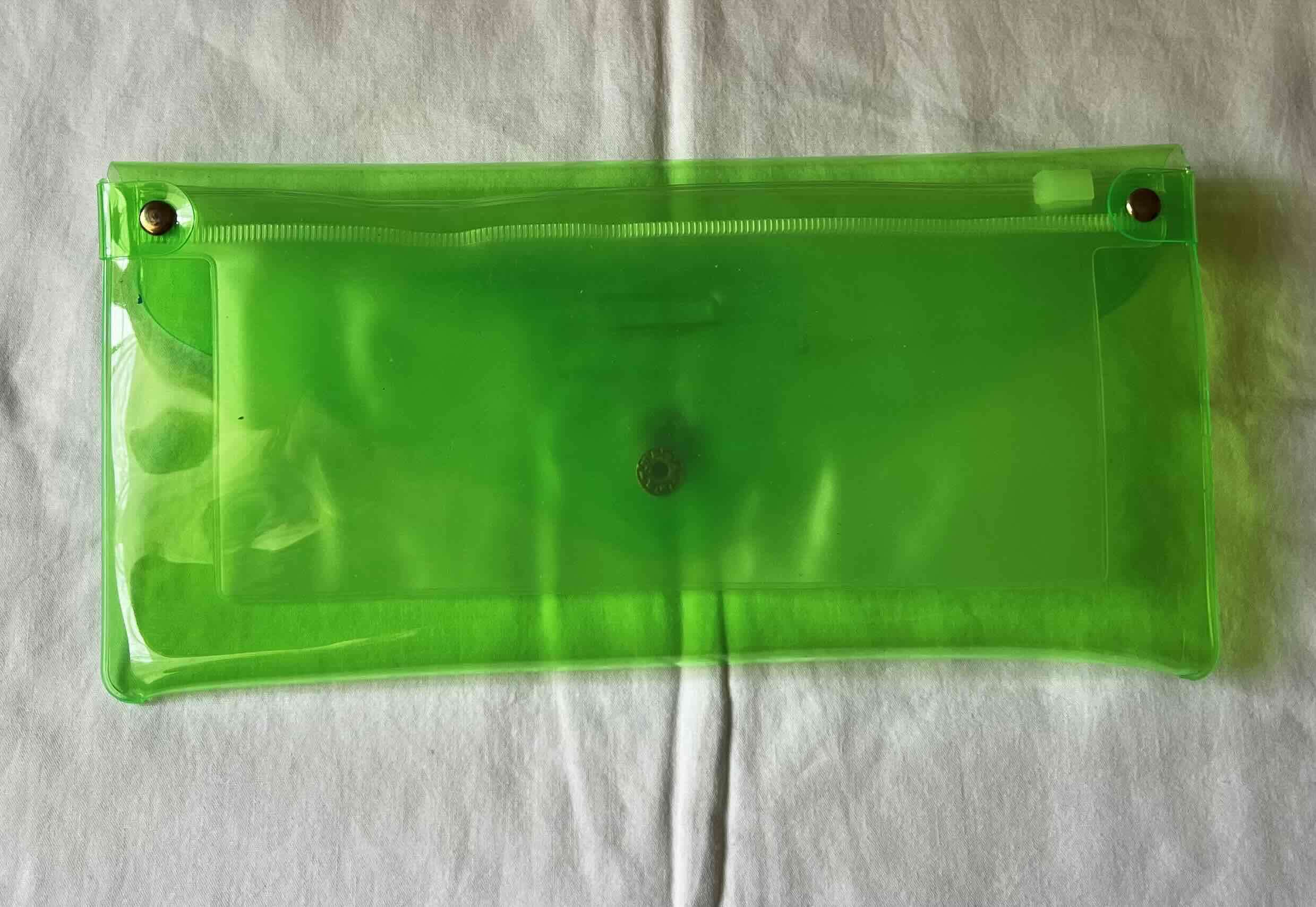 Estuche lápiz verde transparente - miniatura 6