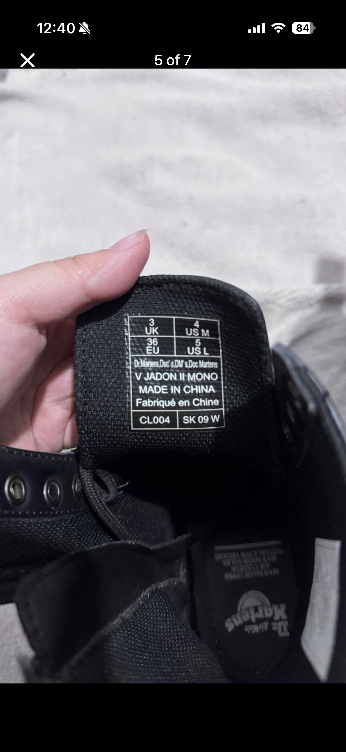 Dr martens jadon vegan II talla 36 - miniatura 5