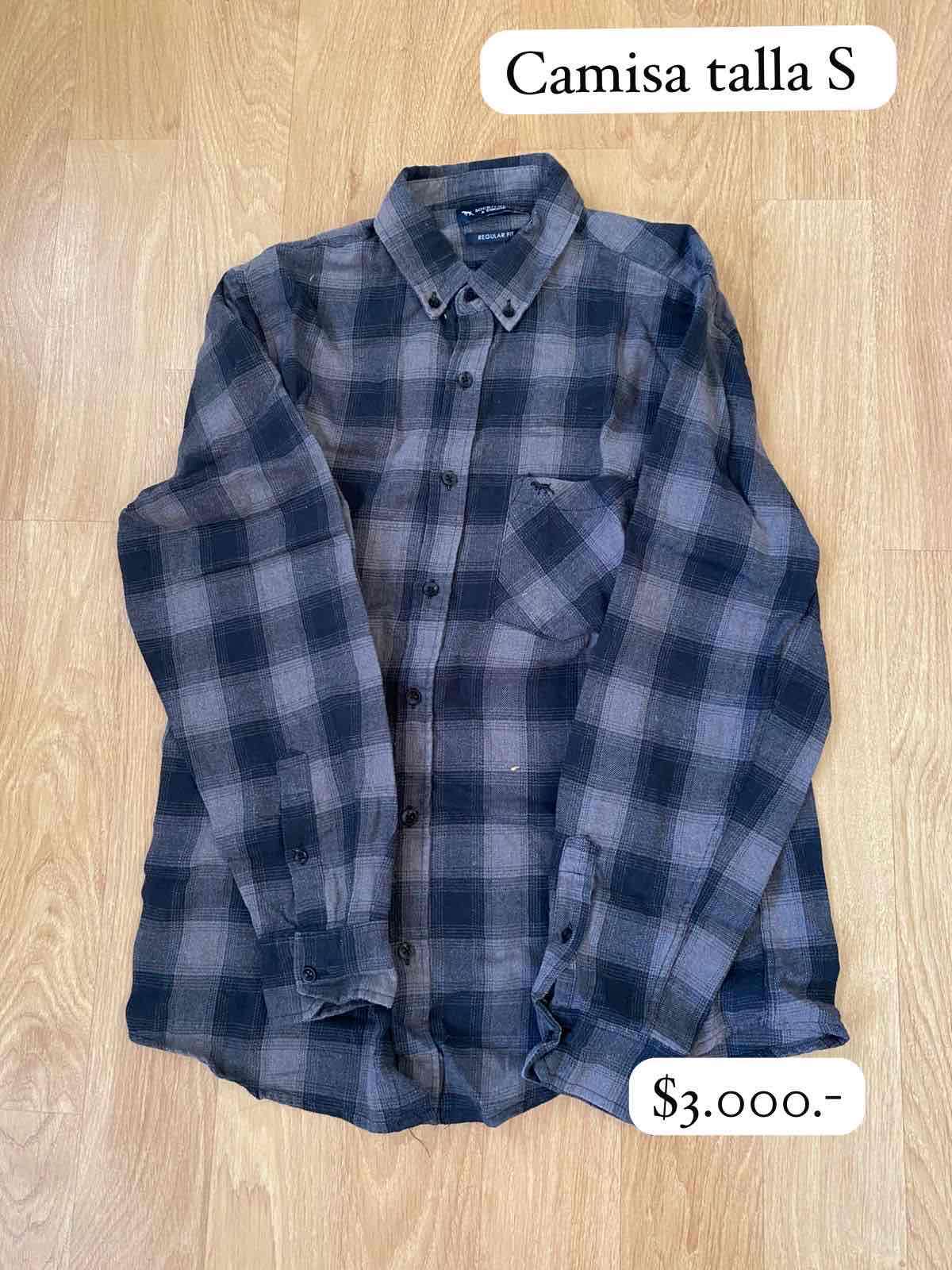 Camisa a cuadros talla S