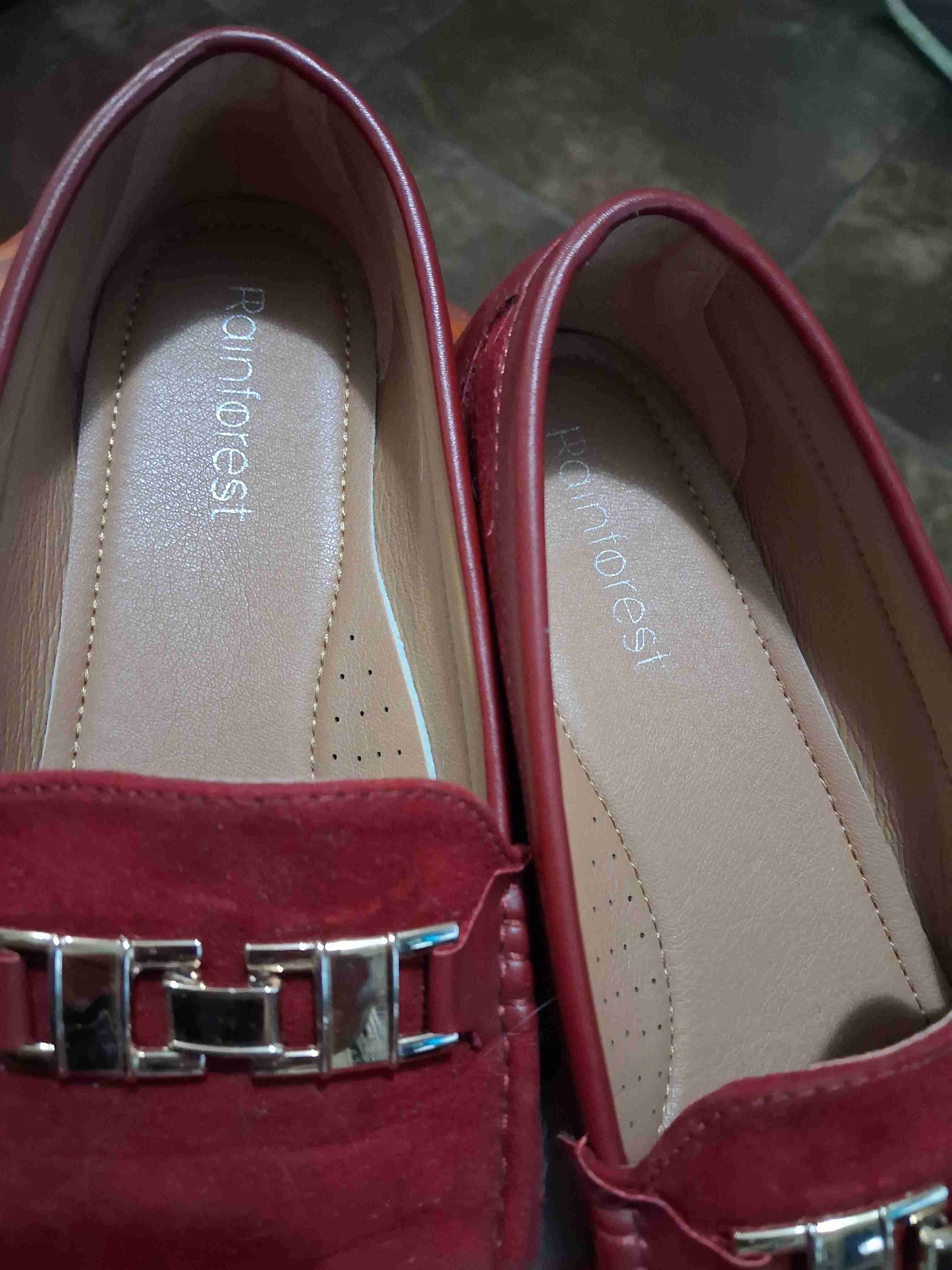 Mocasines rojos de cuero - miniatura 3