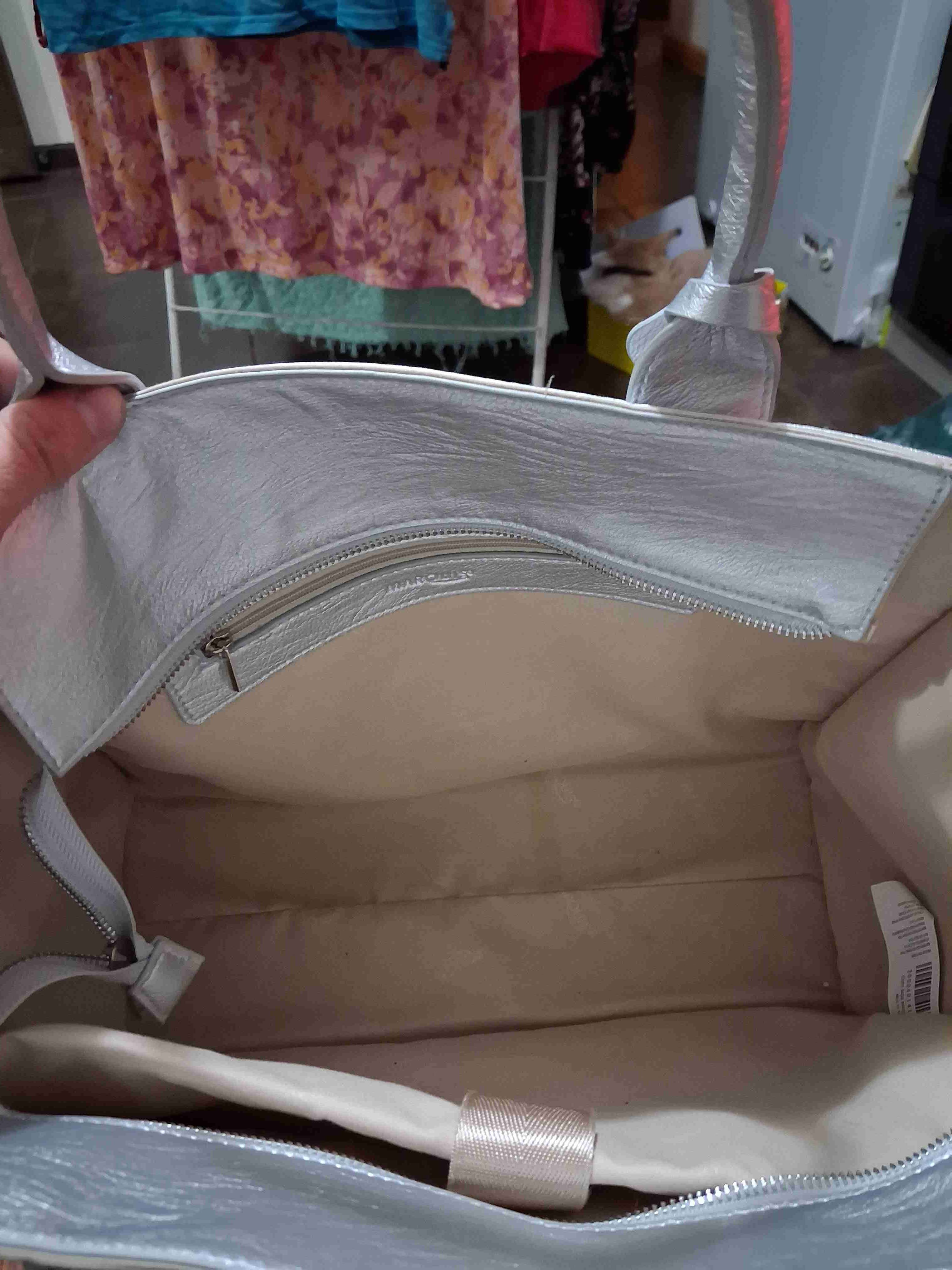 Cartera metálica plateada - miniatura 4