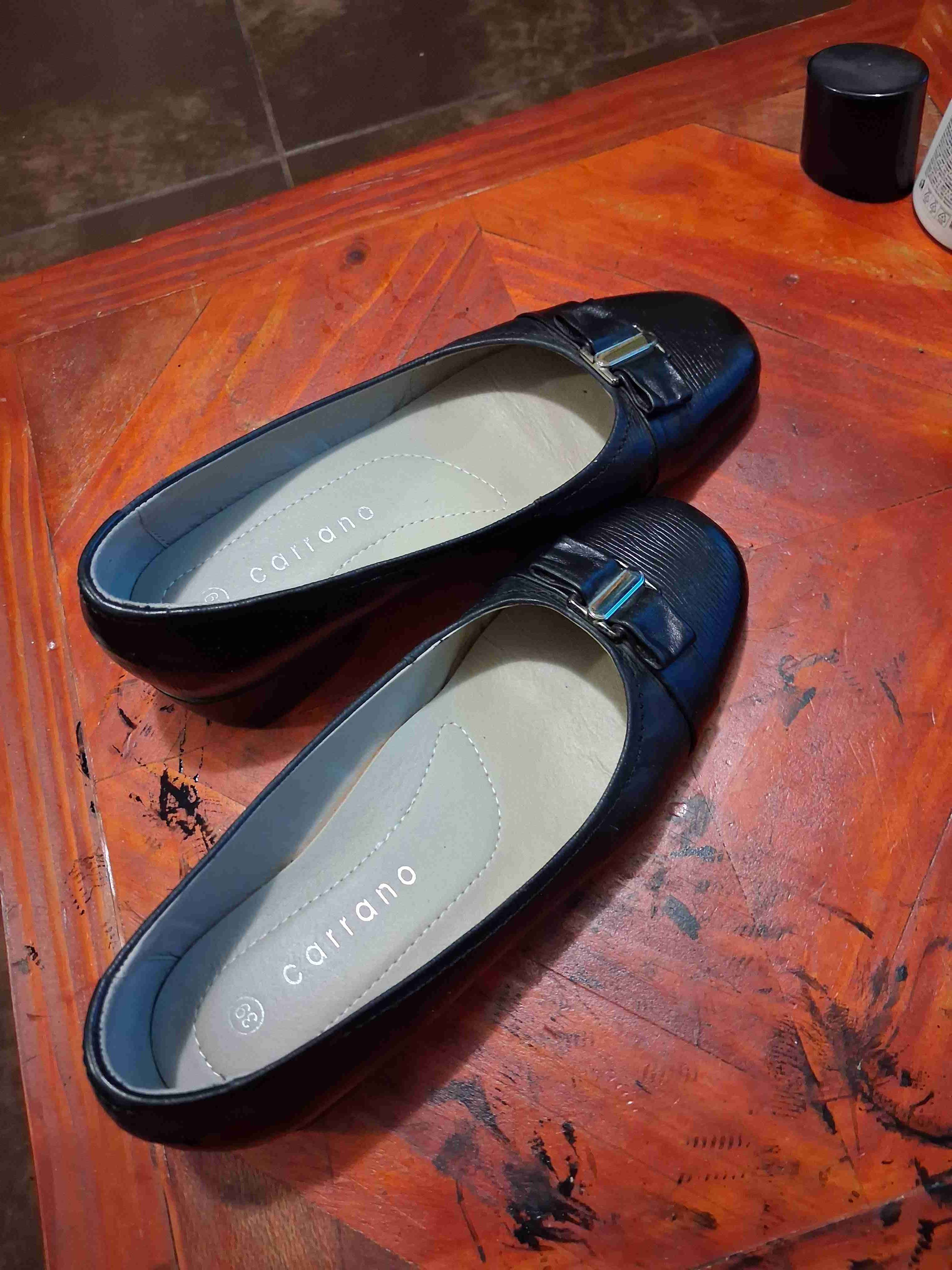 Zapatos planos negros con hebilla - miniatura 2