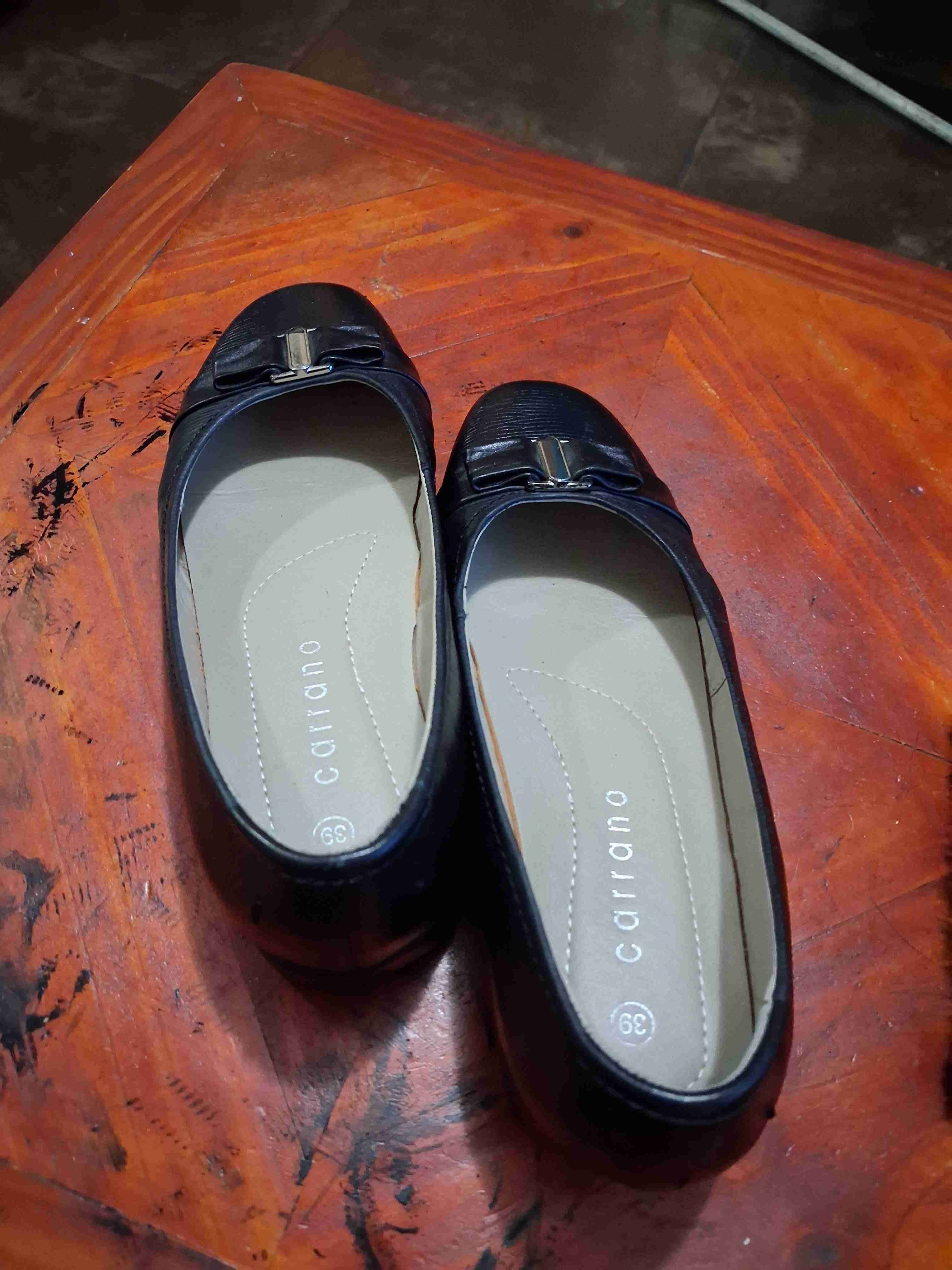 Zapatos planos negros con hebilla - miniatura 3