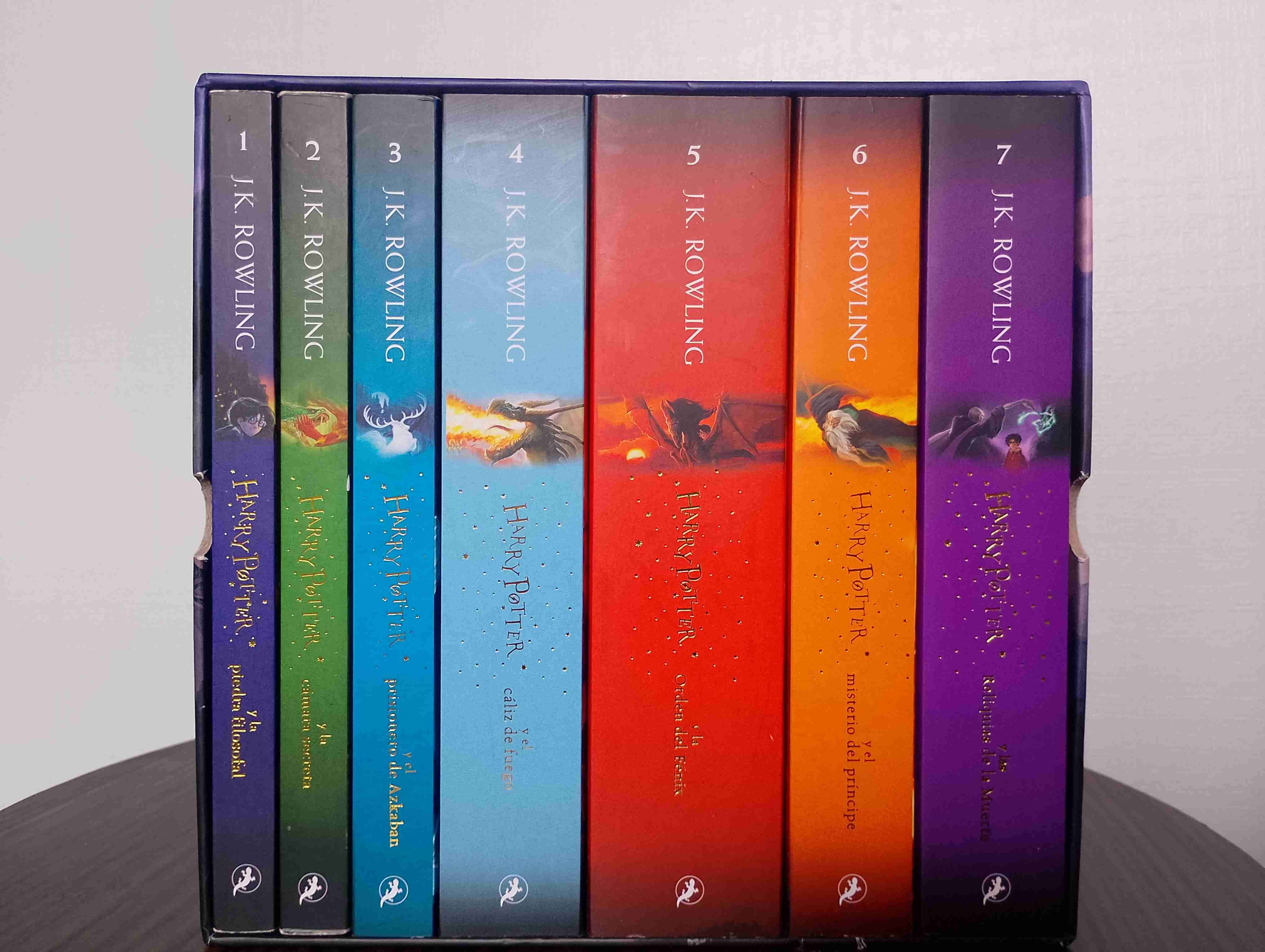 Set completo libros Harry Potter