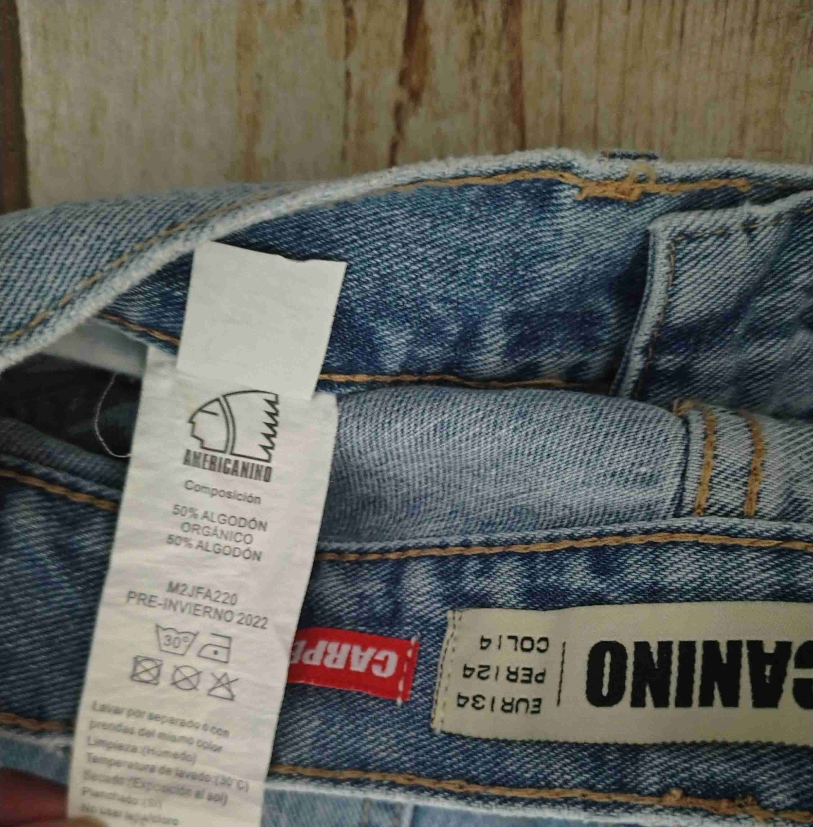 Jeans azul americanino mujer - miniatura 5