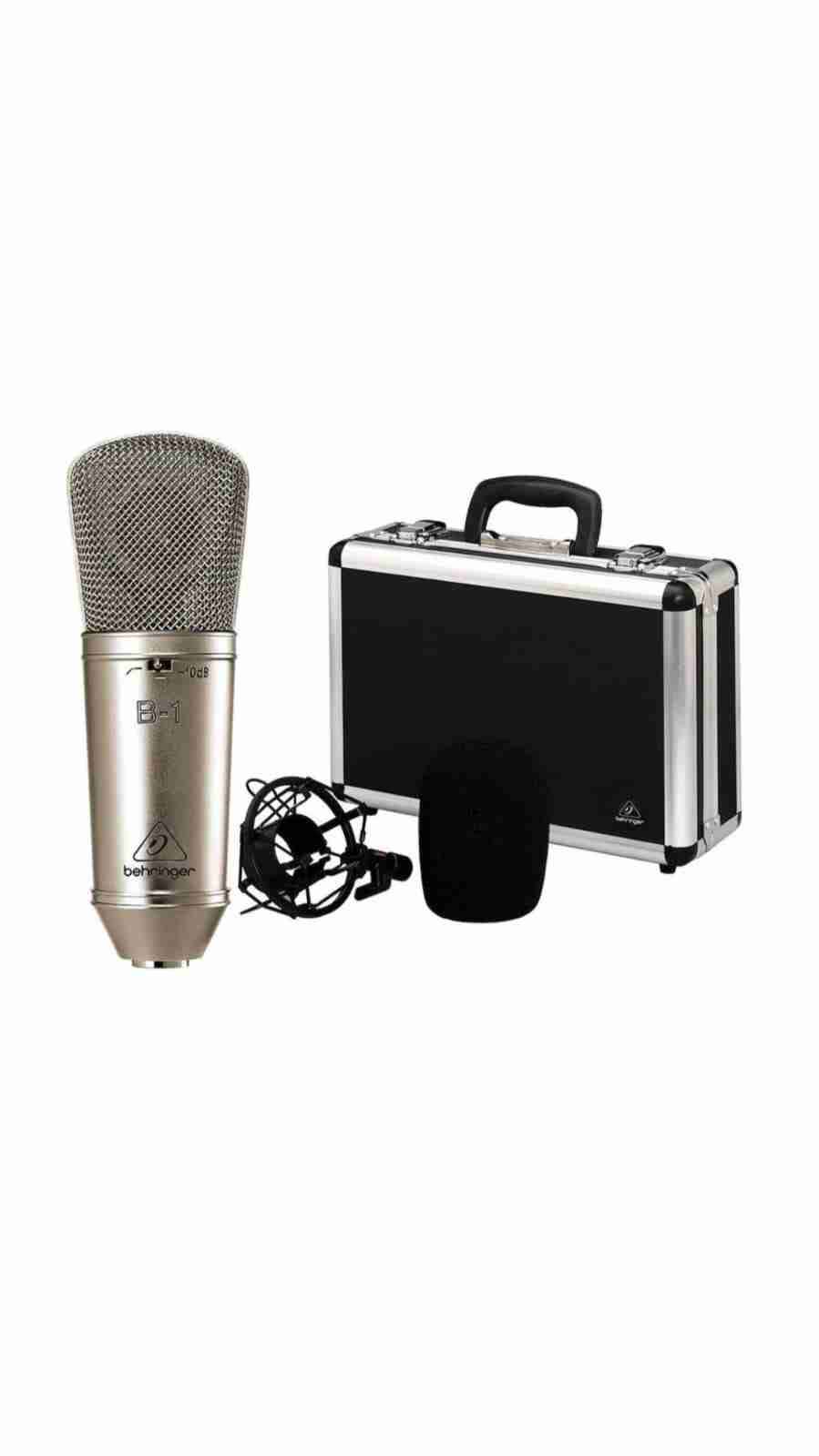 Micrófono condensador con estuche