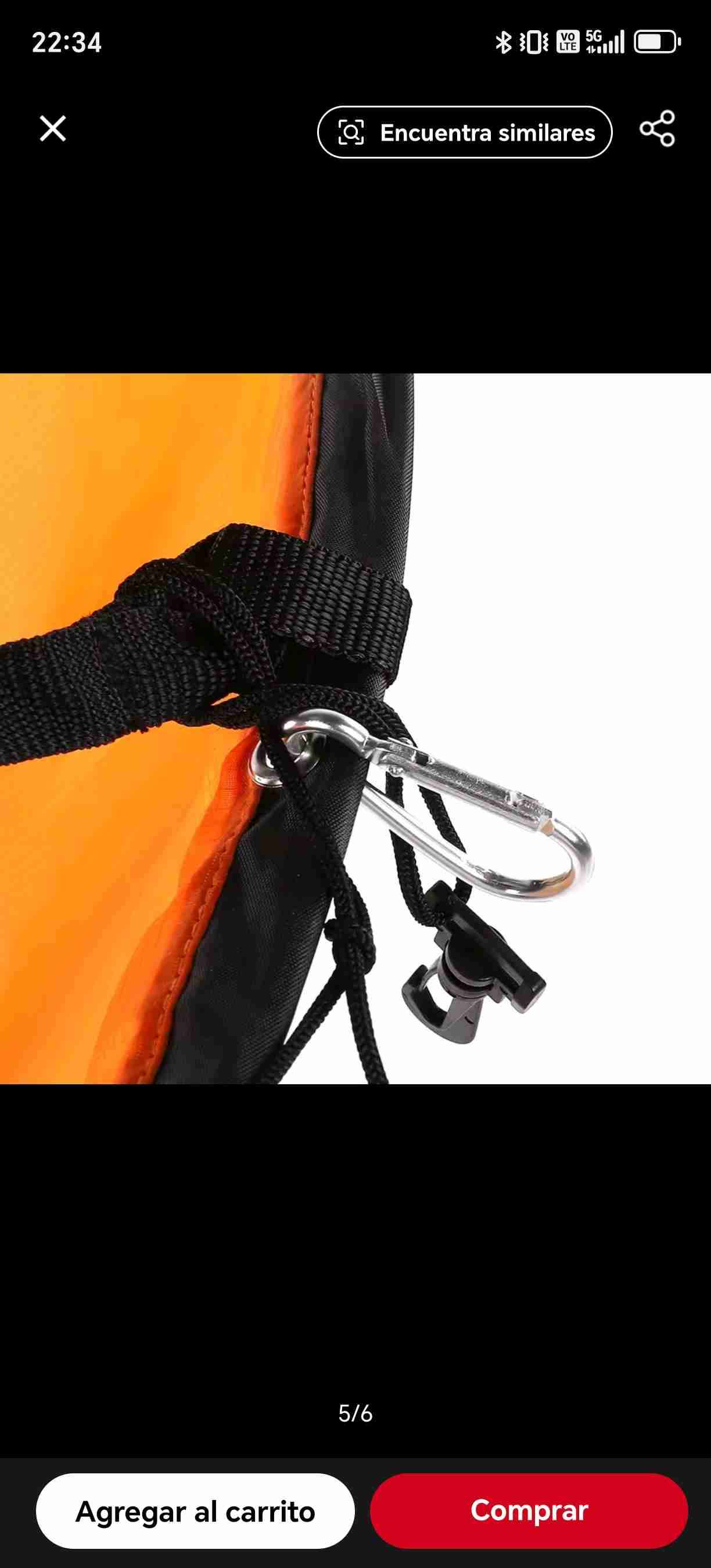 Ala de windsurf portátil naranja - miniatura 2