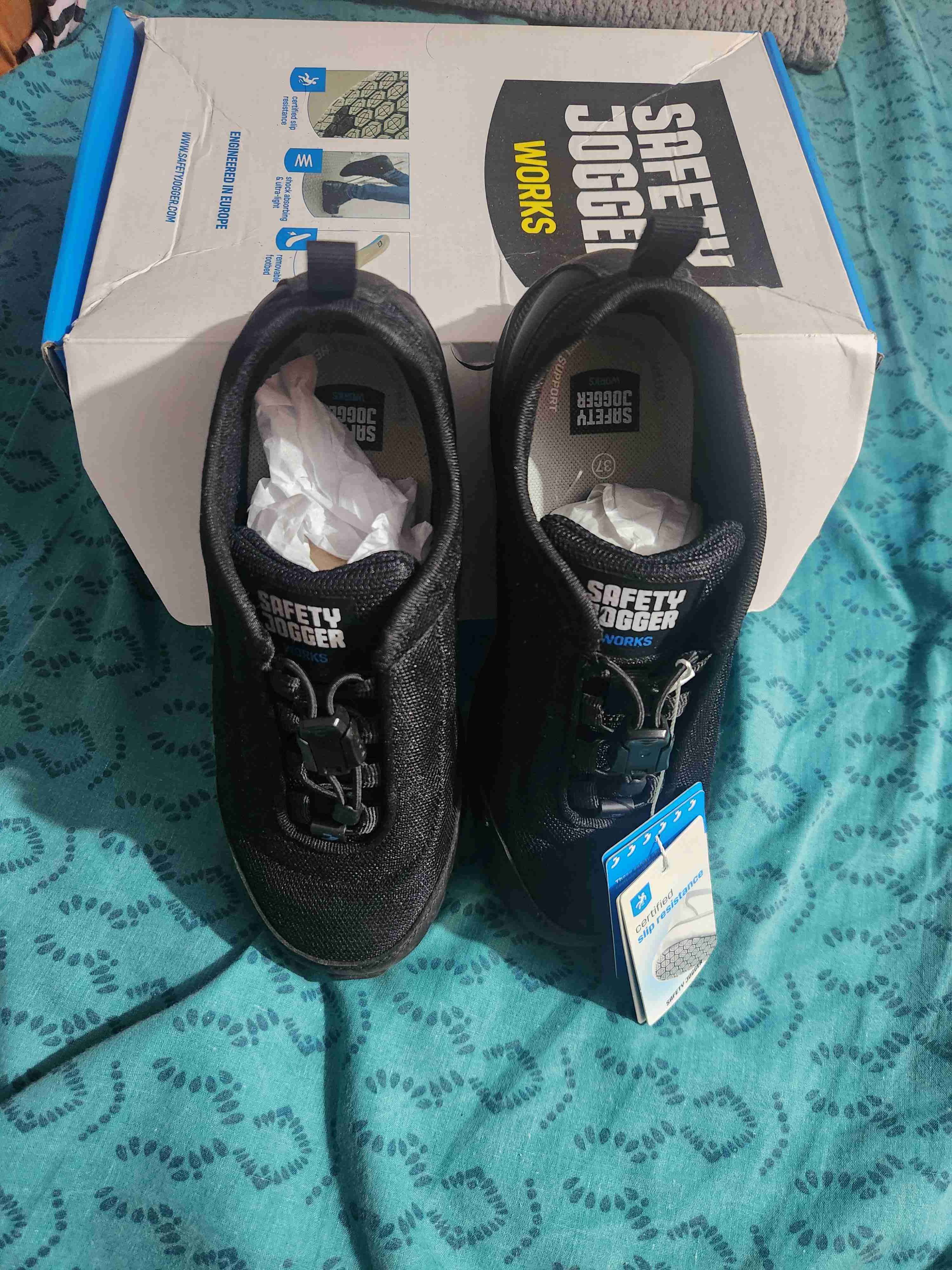 Zapatillas de seguridad negras Safety Jogger