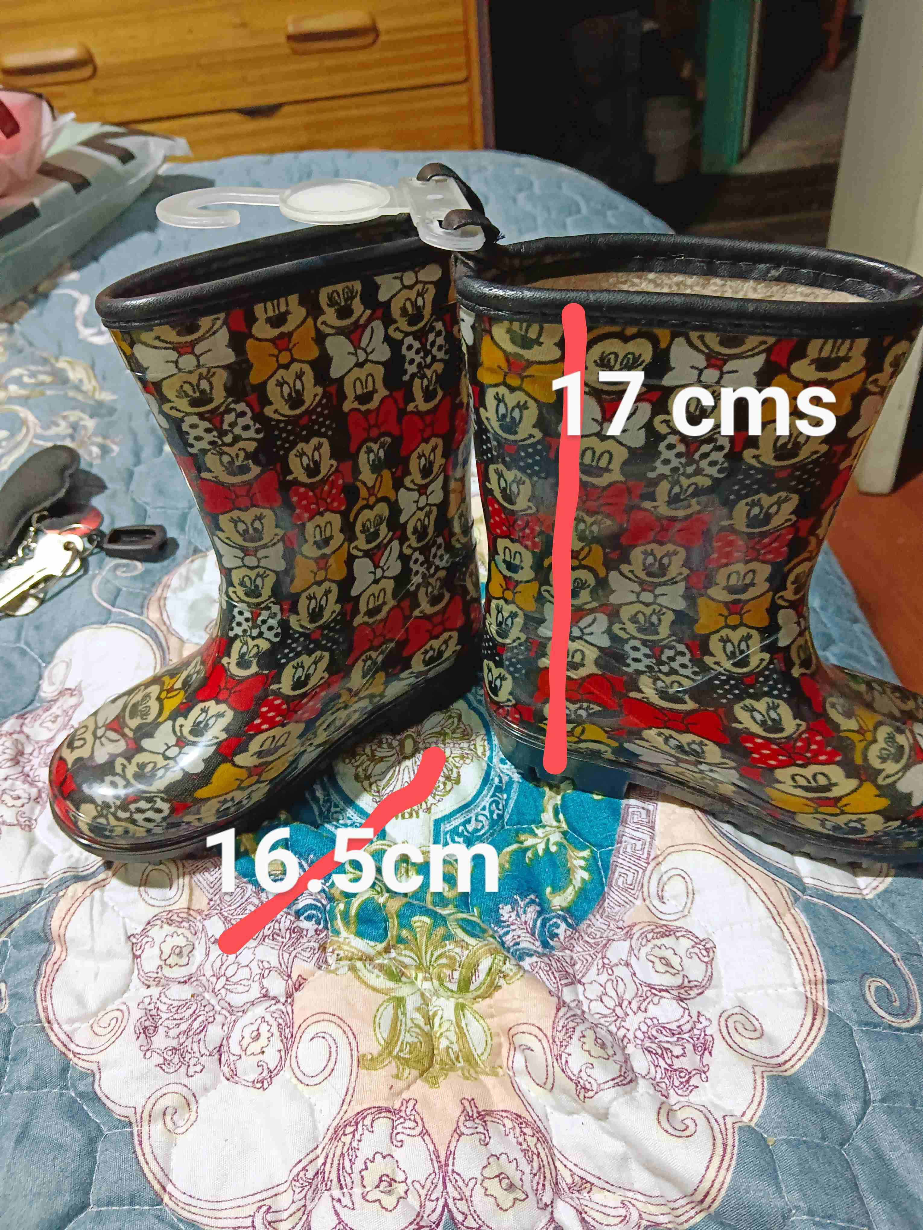 Botas de lluvia infantiles estampadas