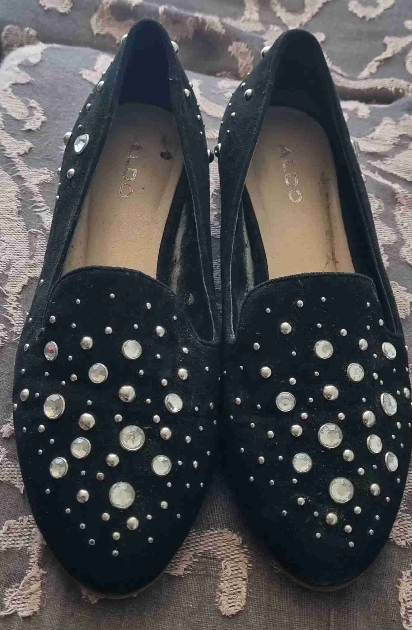 Zapatos negros con apliques - miniatura 4