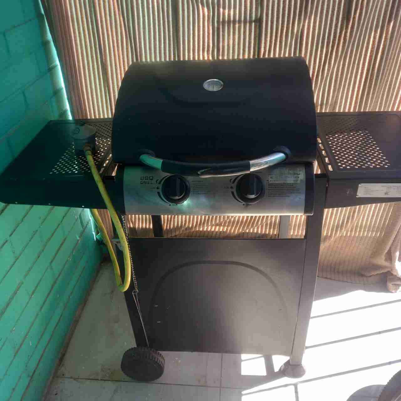 Parrilla a gas de dos quemadores - miniatura 3