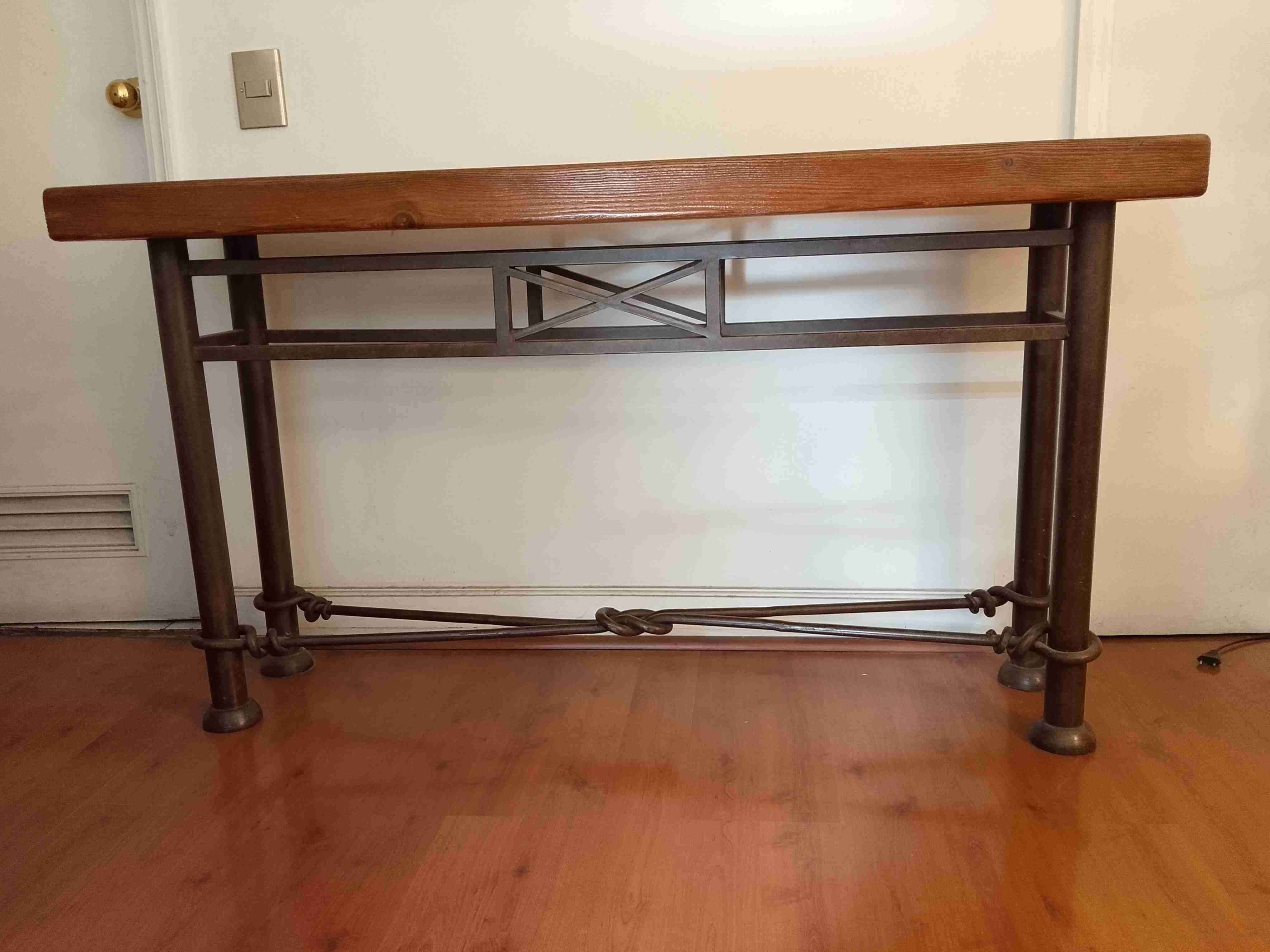 Mesa de Arrimo Pino Oregón - miniatura 3