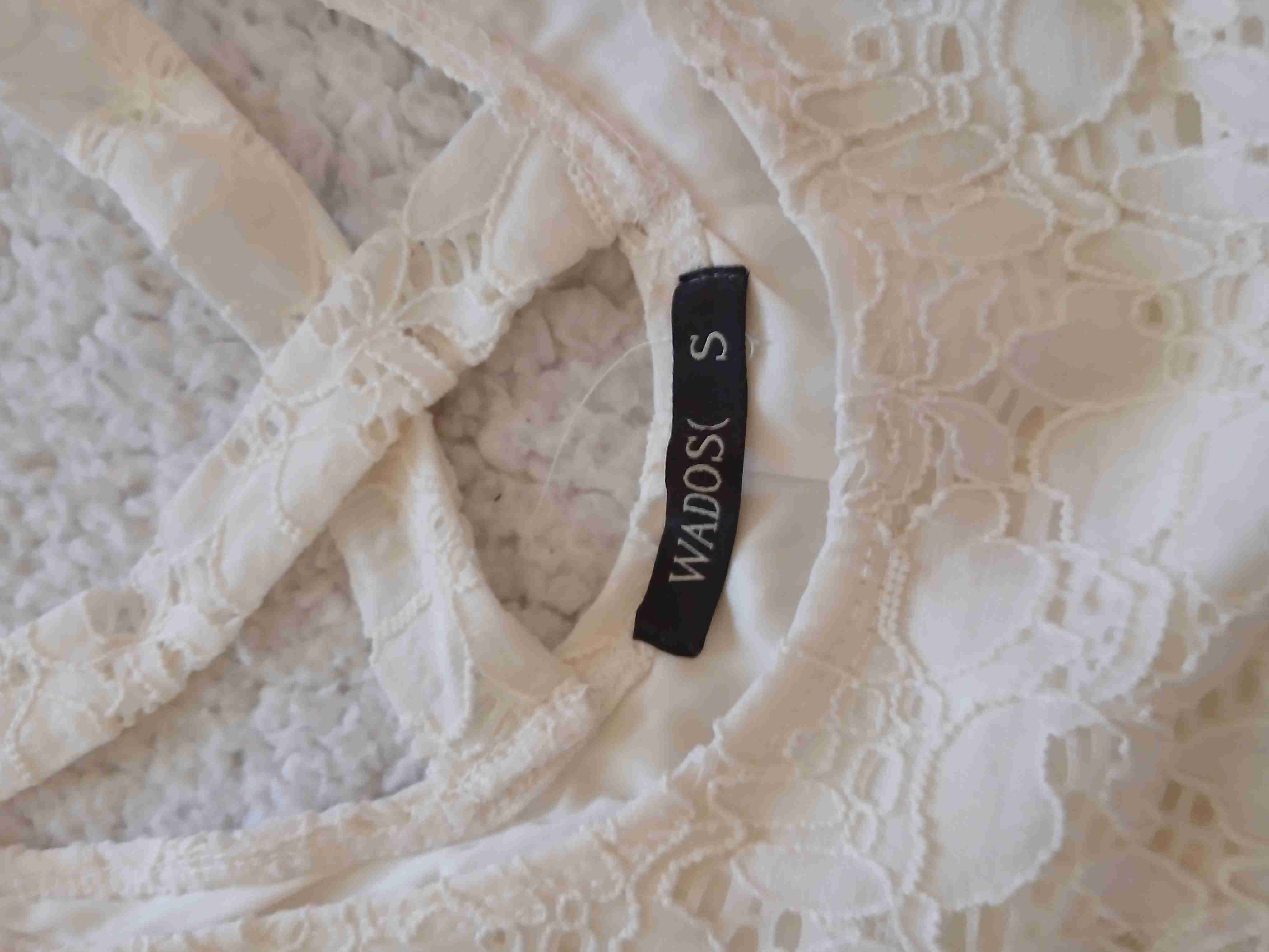 Vestido de encaje beige - miniatura 5